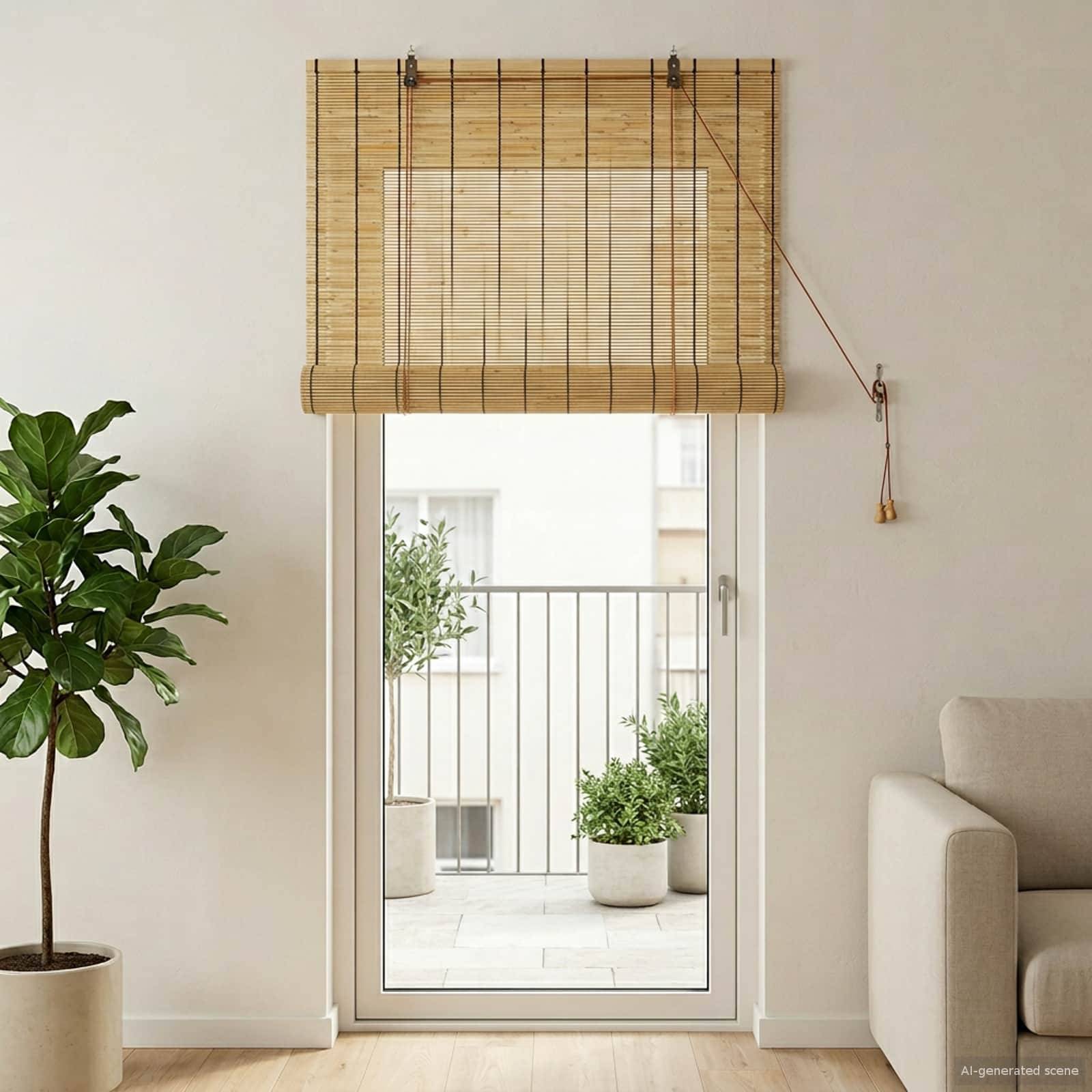 vidaXL Rollo Natur 80 x 220 cm Schilf