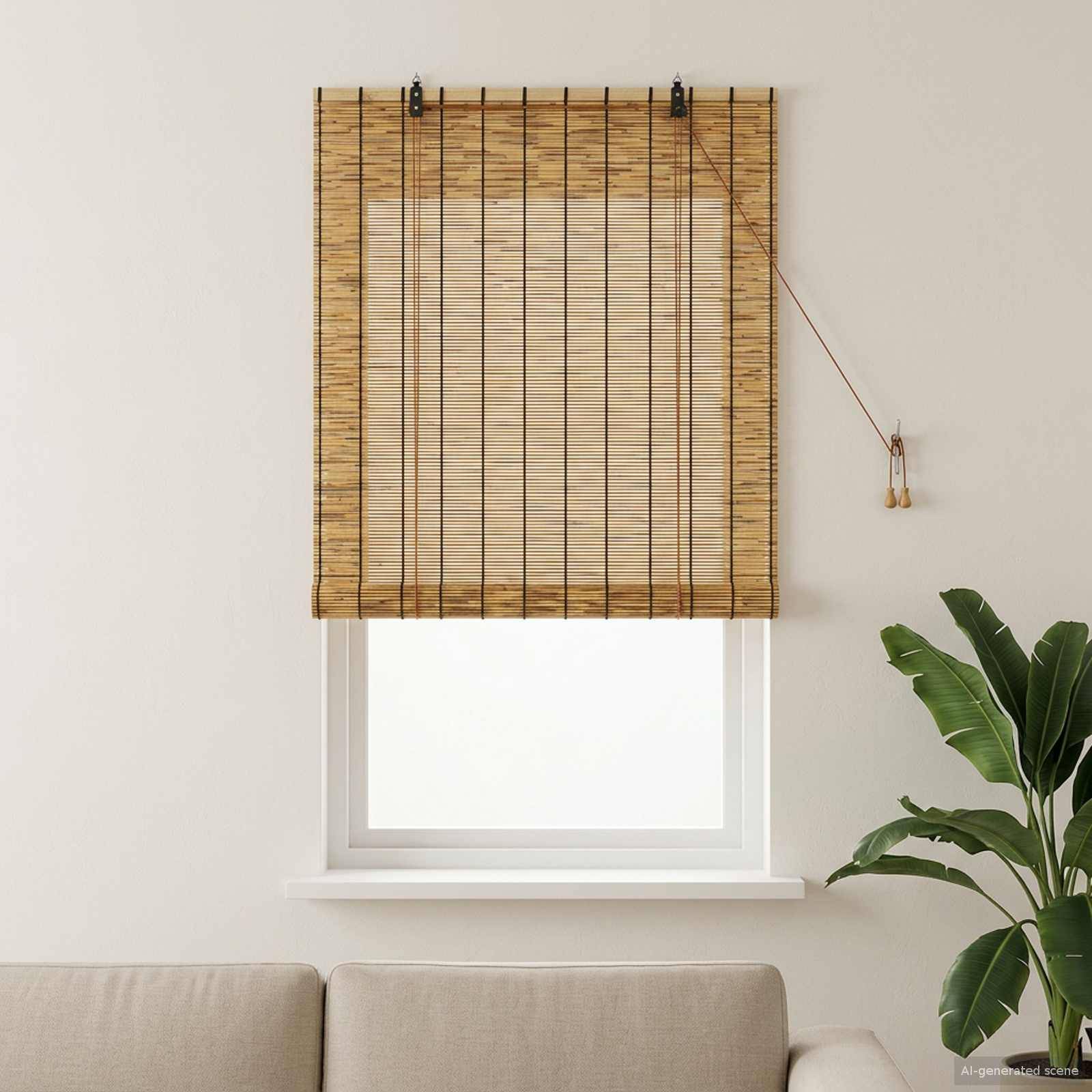 vidaXL Rollo Braun 60 x 160 cm Schilf