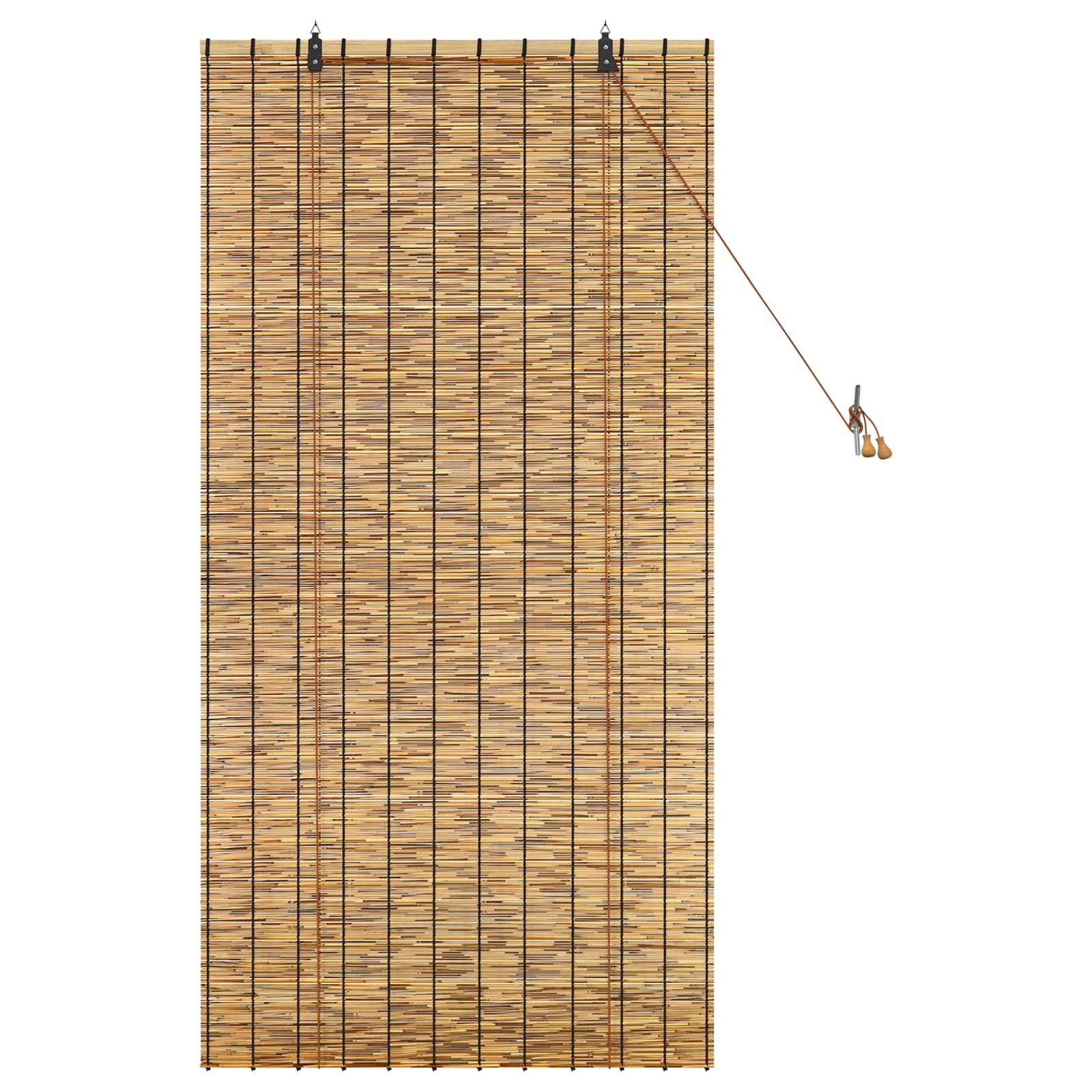 vidaXL Rollo Braun 80 x 160 cm Schilf