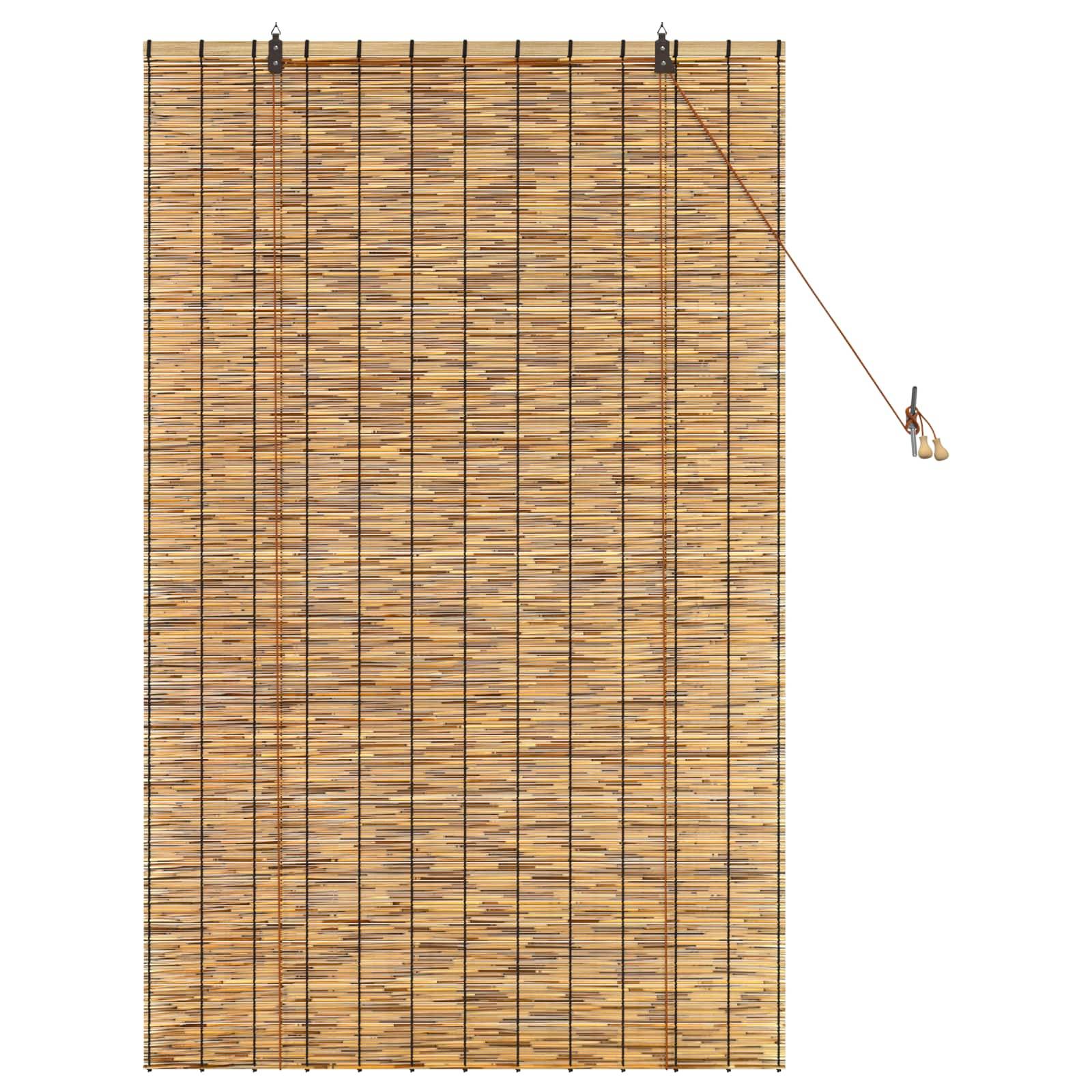 vidaXL Rollo Braun 100 x 160 cm Schilf