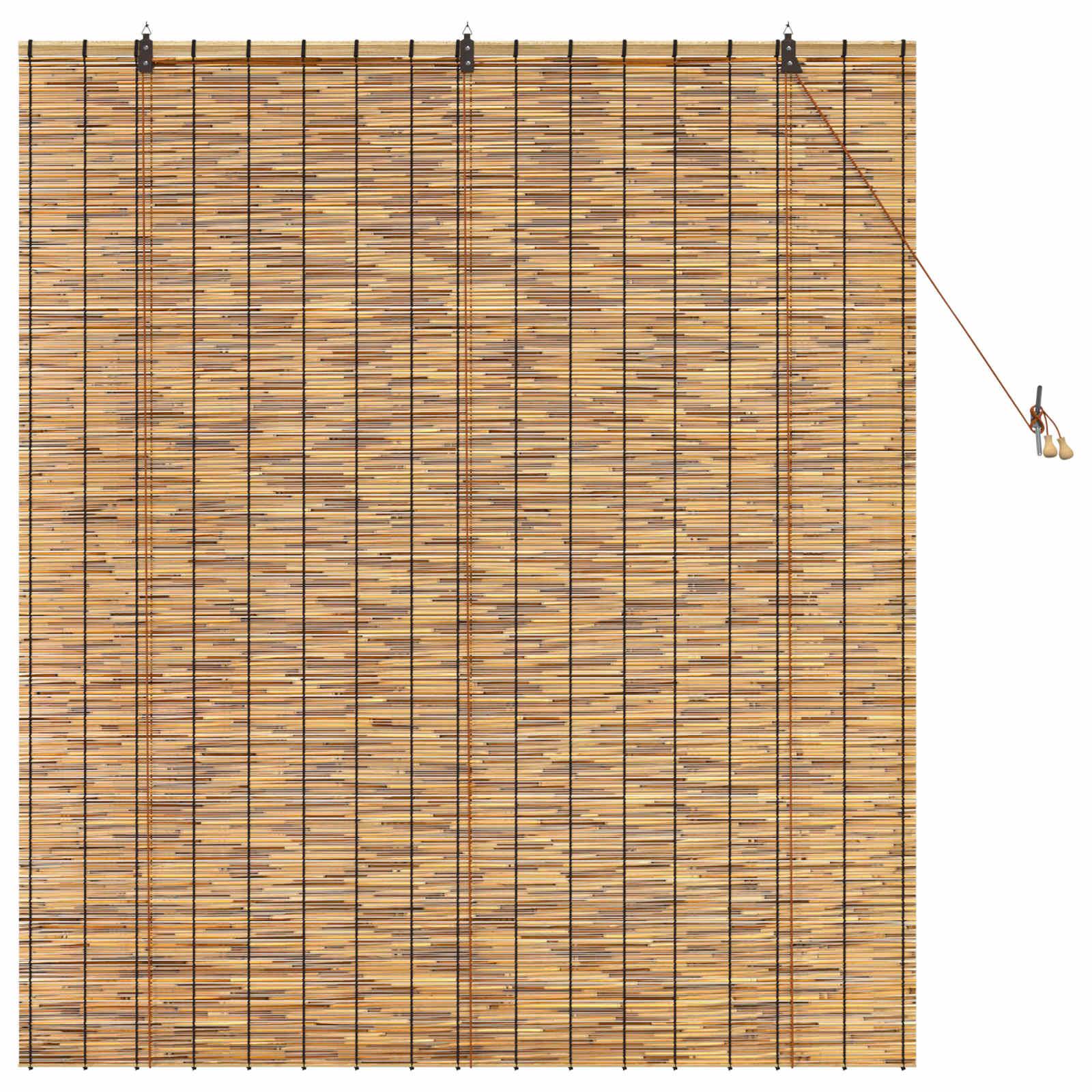vidaXL Rollo Braun 140 x 160 cm Schilf