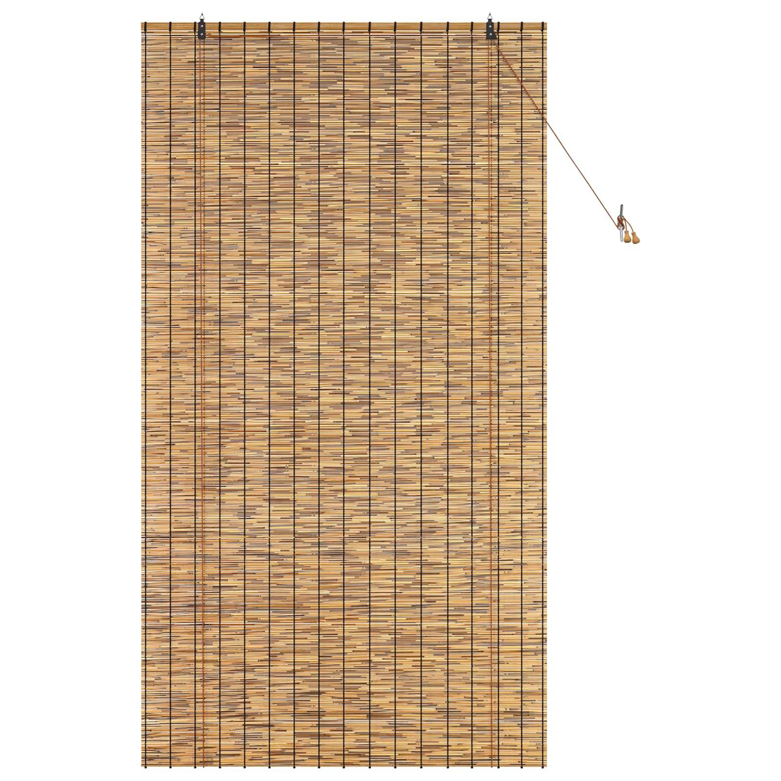 vidaXL Rollo Braun 120 x 220 cm Schilf