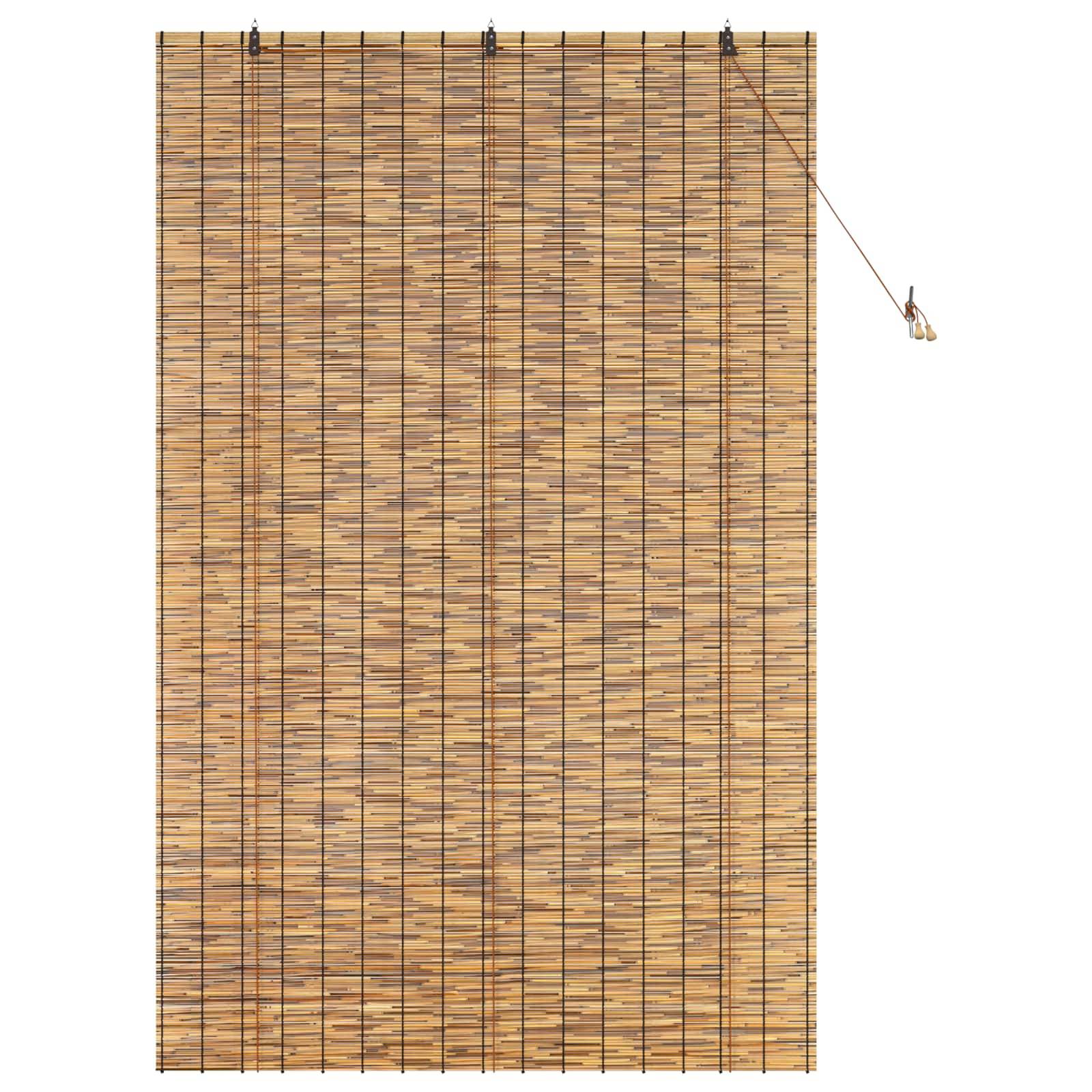 vidaXL Rollo Braun 140 x 220 cm Schilf