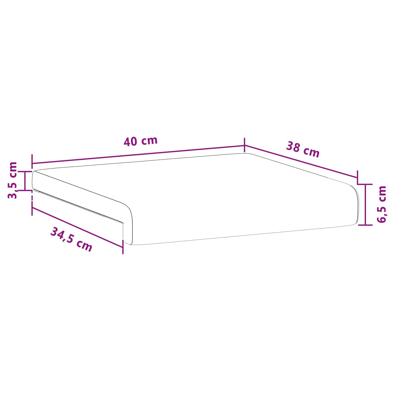vidaXL Bankkissen 4 pcs Samt Dunkelgrün Tiefe 35 cm