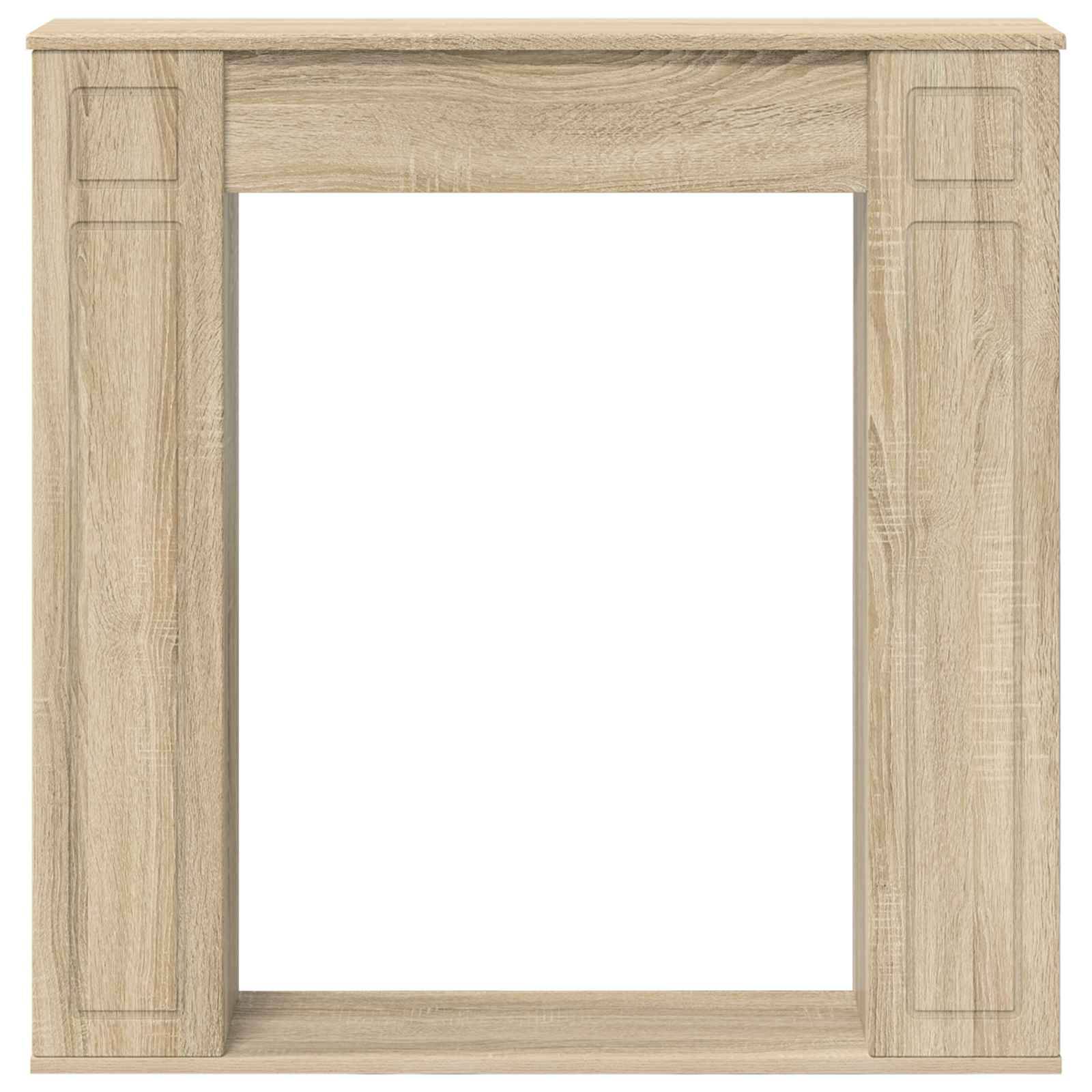 vidaXL Kaminumrandung Sonoma 100 x 20 x 100 cm Holzwerkstoff