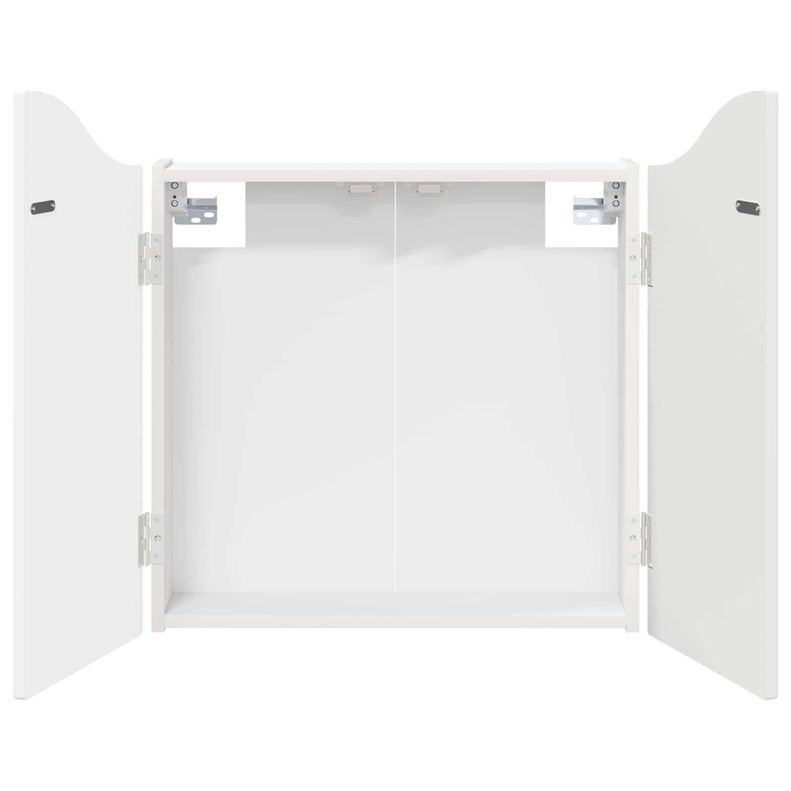 vidaXL Dartboard Schrank Weiß 56 x 12 x 63 cm Holzwerkstoff