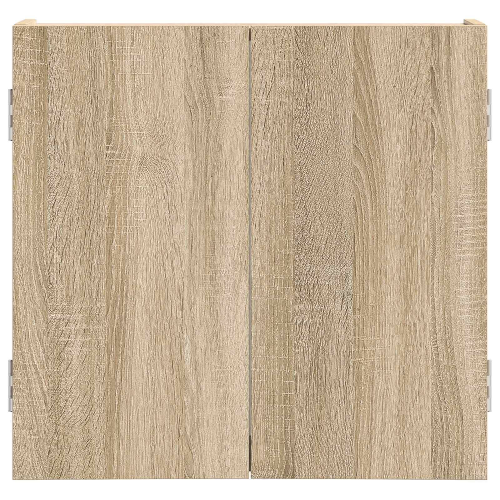 vidaXL Dartboard Schrank Sonoma-Eiche 56 x 12 x 53,5 cm Holzwerkstoff