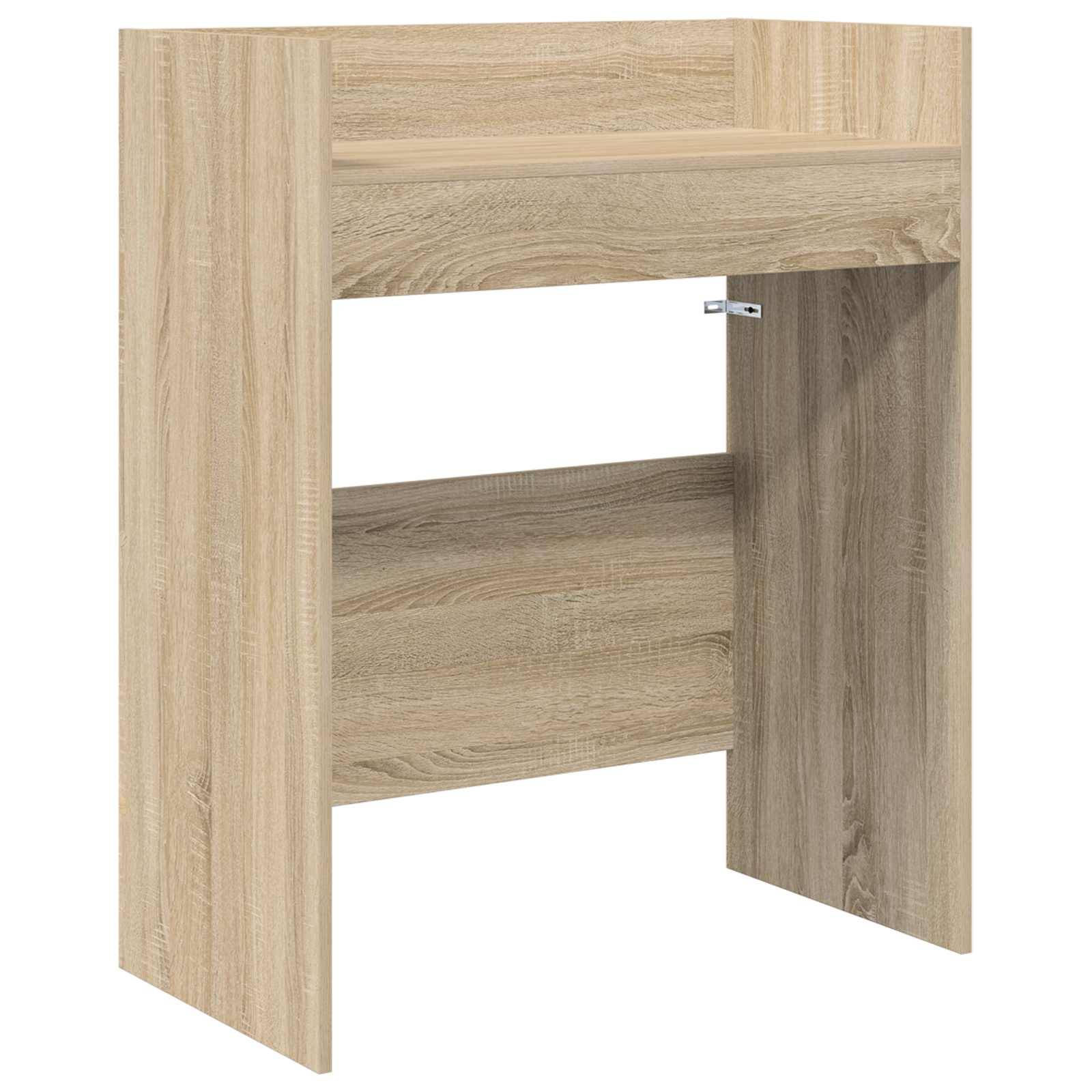 vidaXL DJ Tisch Sonoma-Eiche 102 x 45 x 102 cm Holzwerkstoff