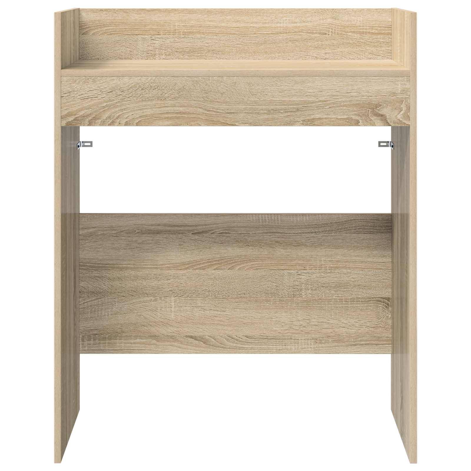 vidaXL DJ Tisch Sonoma-Eiche 102 x 45 x 102 cm Holzwerkstoff