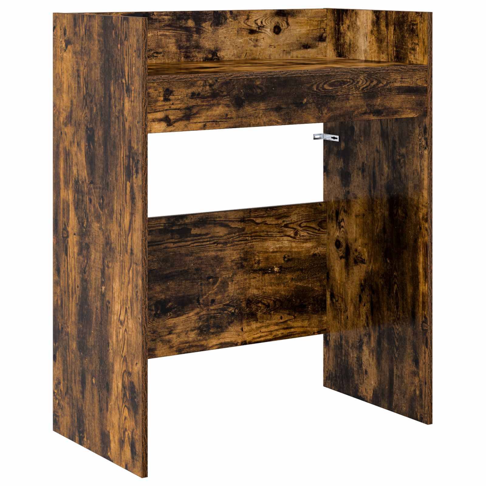 vidaXL DJ Tisch Raucheiche 102 x 45 x 102 cm Holzwerkstoff