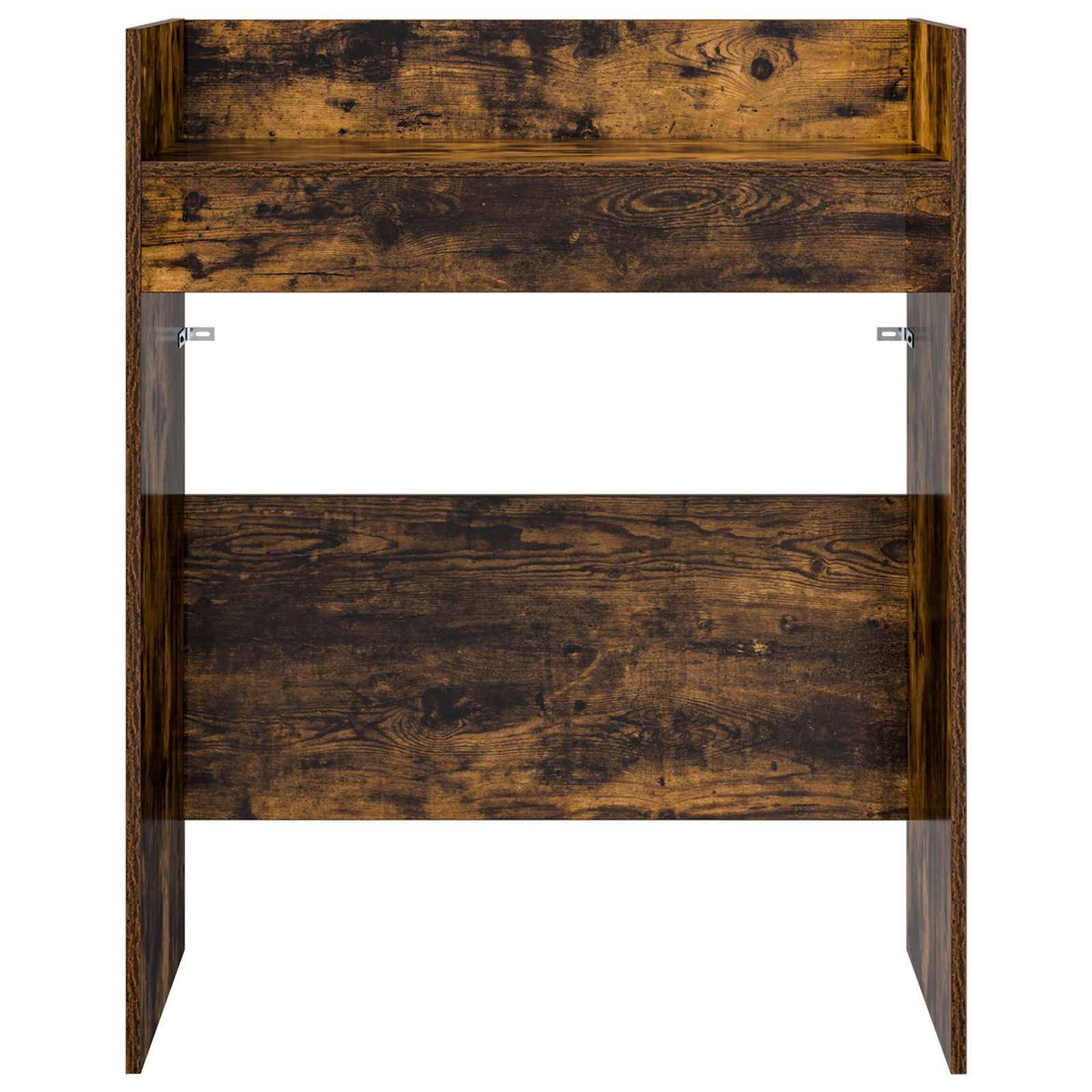 vidaXL DJ Tisch Raucheiche 102 x 45 x 102 cm Holzwerkstoff