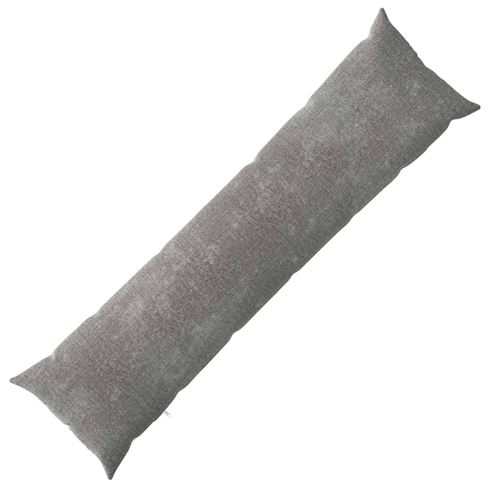 vidaXL Kissenbezug HEERLEN Dunkelgrau 40 x 145 cm Chenille-Stoff