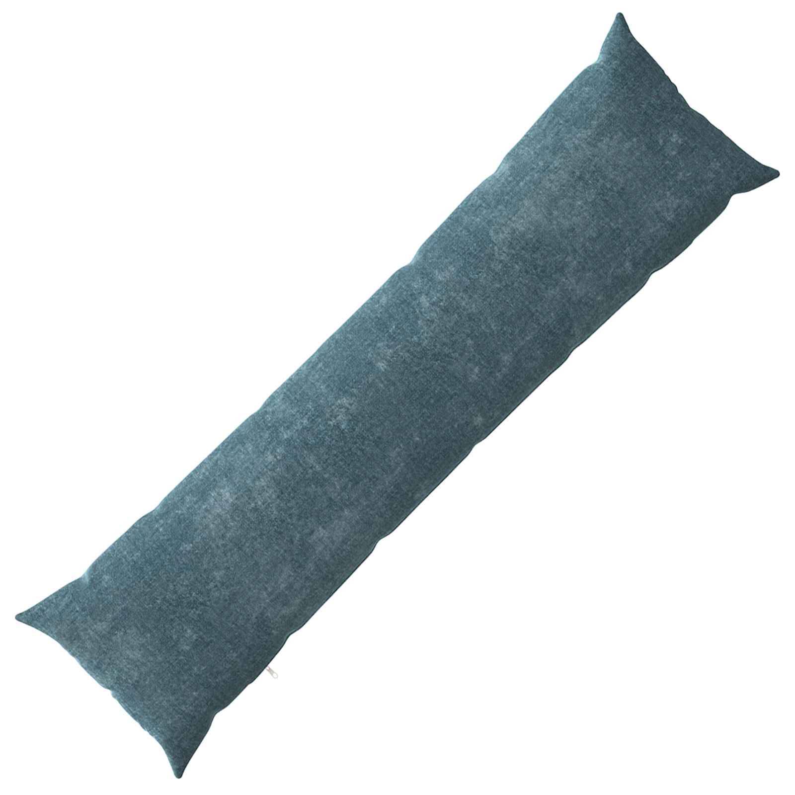vidaXL Kissenbezug HEERLEN Blau 40 x 145 cm Chenille-Stoff