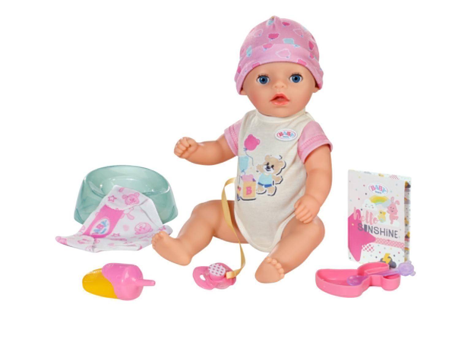 BABY Born Lena 36 cm Babypuppe Puppe Accessoires & Strampler ab 1 Jahr