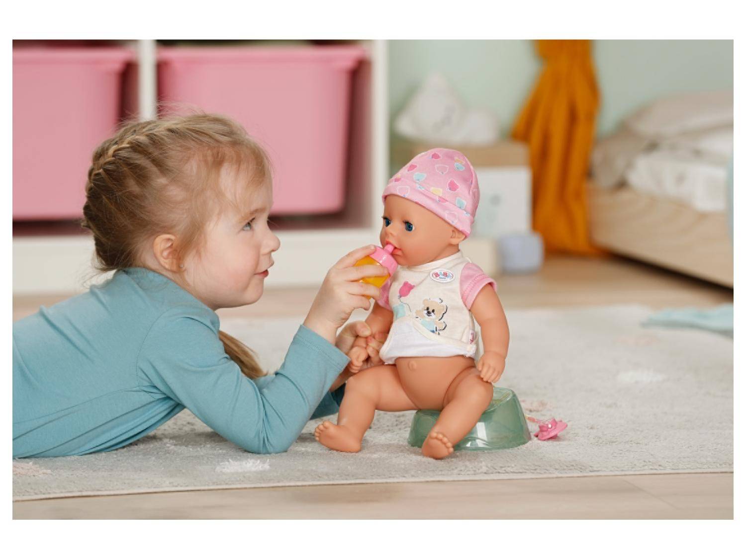 BABY Born Lena 36 cm Babypuppe Puppe Accessoires & Strampler ab 1 Jahr