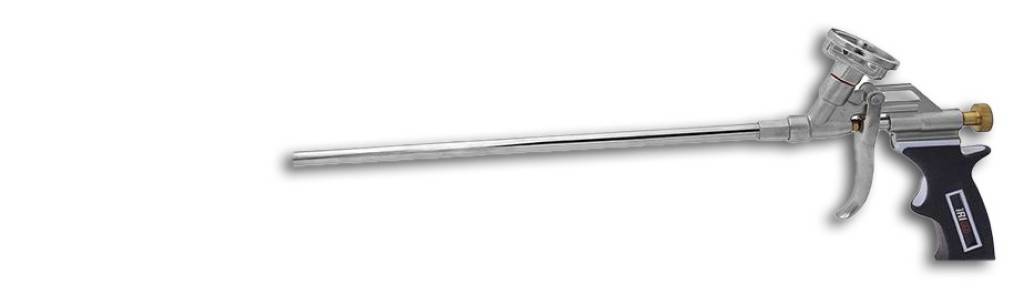 Sprühpistole XL, MetallausführungQualitätspistole mit Schraubadapter für Pistolen-SchaumSpeziell entwickelt für das Füllen von tiefen Mauerdurch