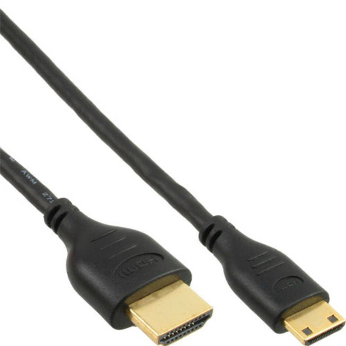 HDMI Mini Superslim Kabel A/C, HEAC, verg.,sw,1,8m