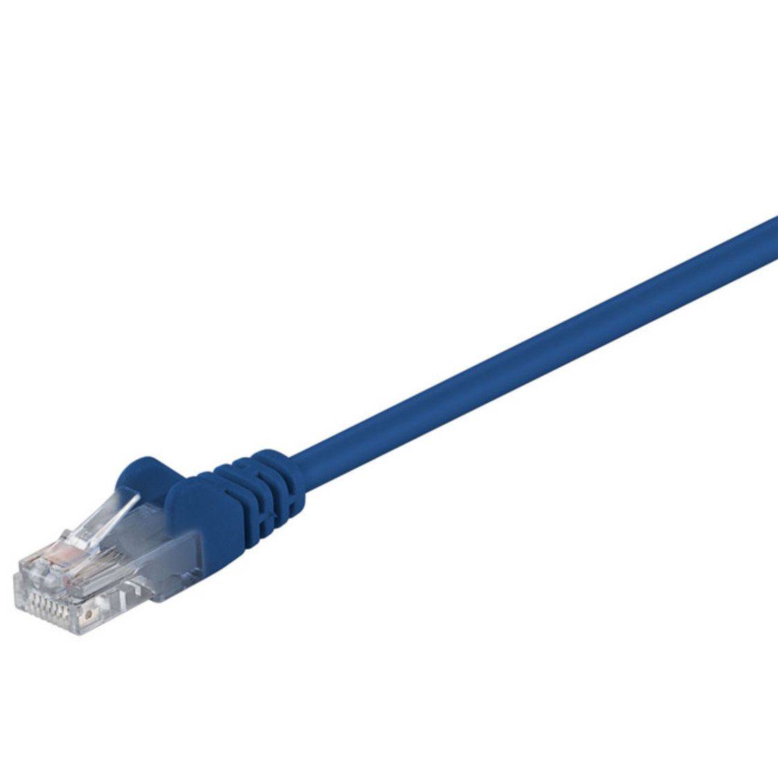 CAT 6 Netzwerkkabel, U/UTP, blau, 0.5m