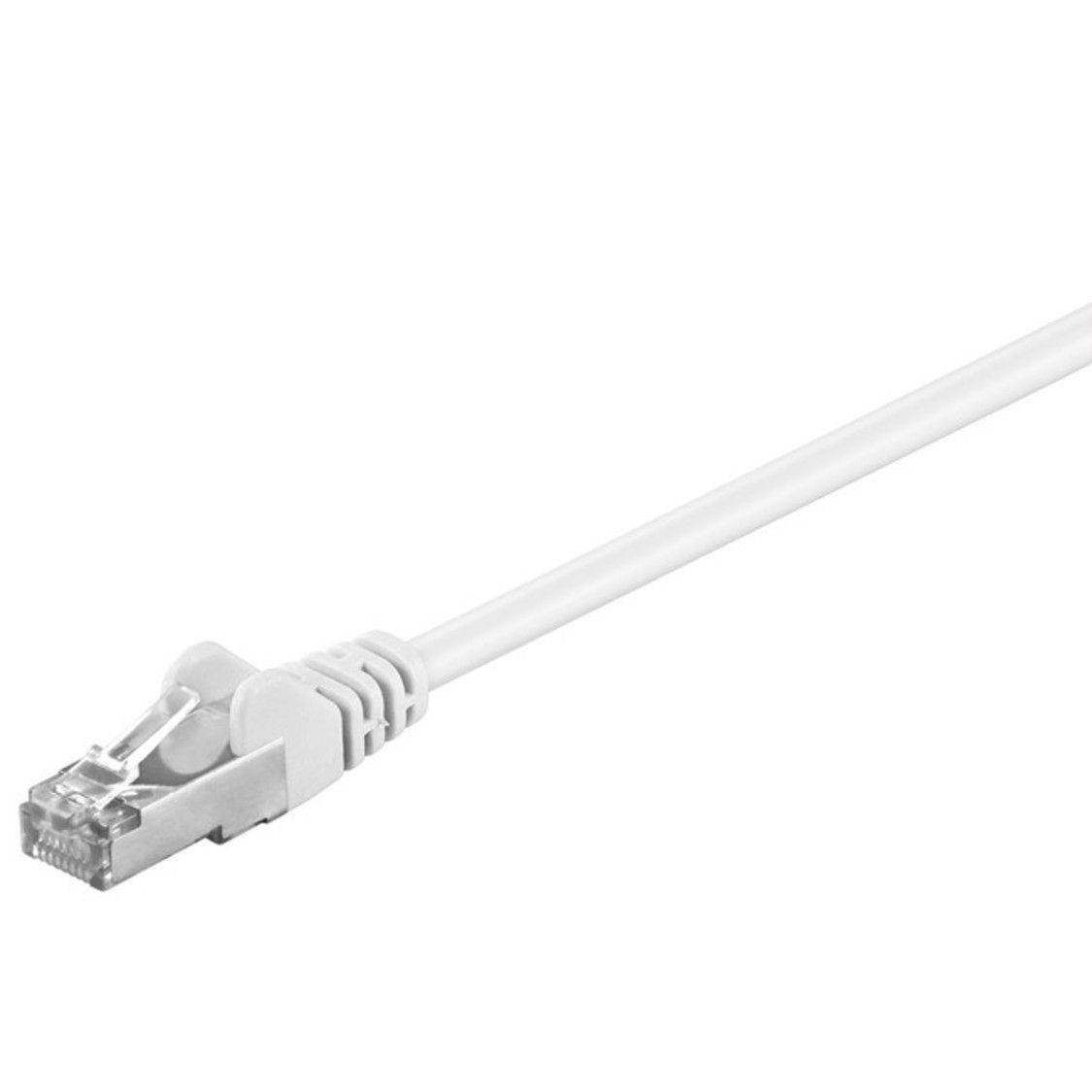 CAT 5e Netzwerkkabel, F/UTP, weiss, 0.5m