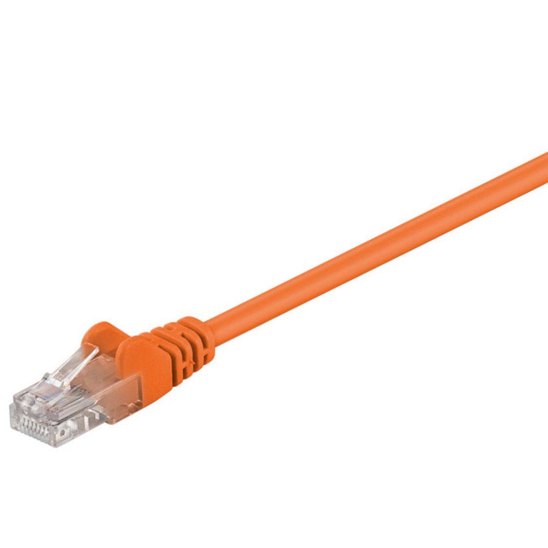 CAT 6 Netzwerkkabel, U/UTP, orange, 0.5m