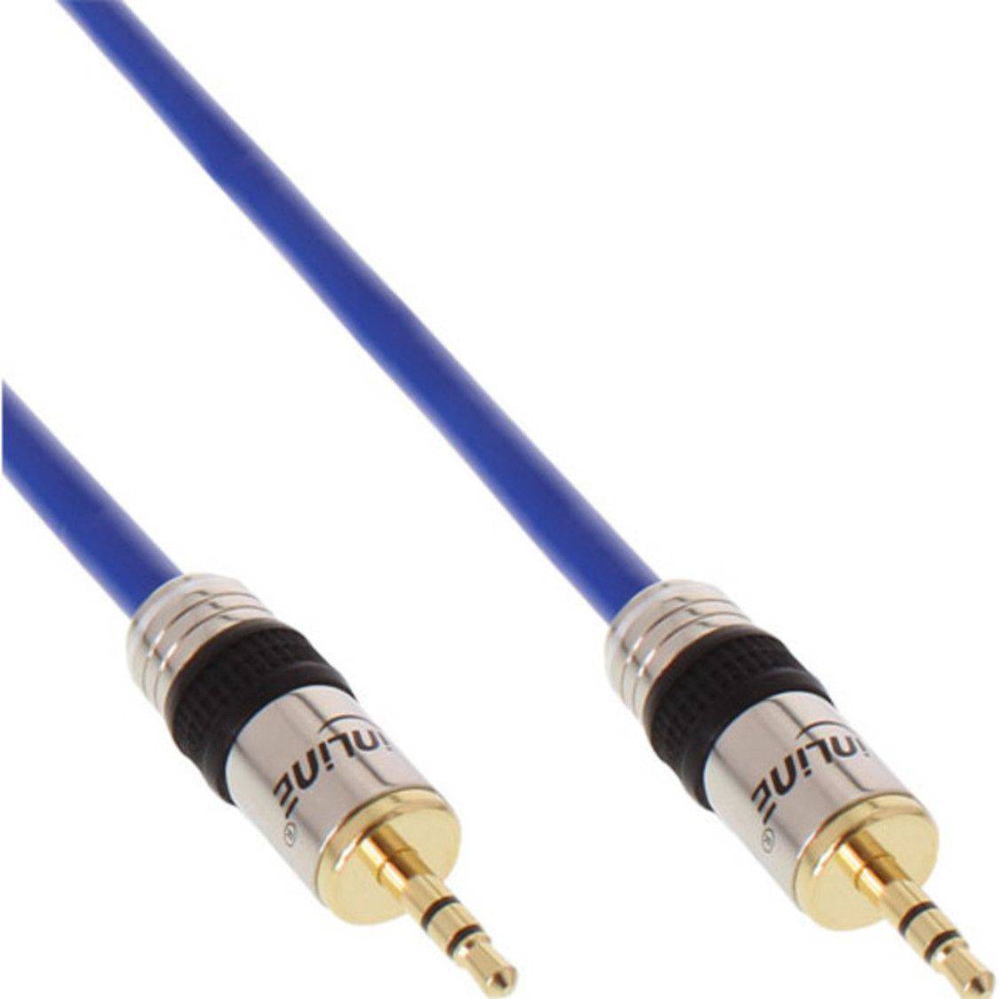 Klinken-Kabel PREMIUM, 3,5mm Stecker / Stecker, 5m