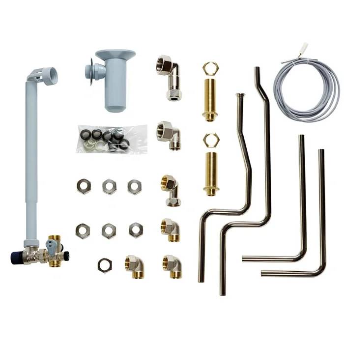 Vaillant Verrohrungssatz, uniSTOR VIH R 120, Aufputz, mit Sicherheitsgruppe und Speicherfühler, 1 Stk.