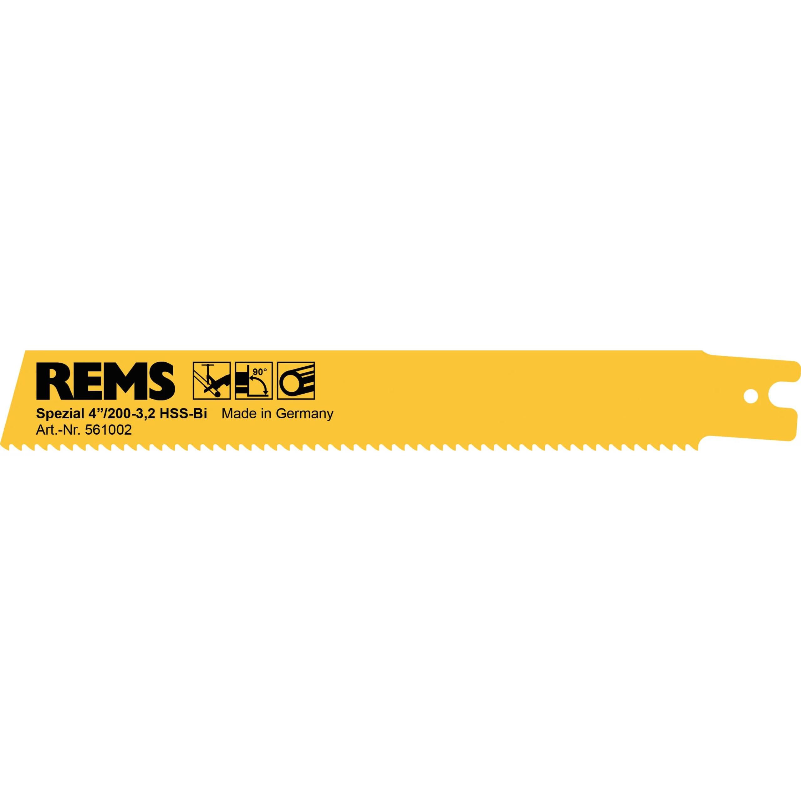 REMS Spezialsägeblatt 5er-Pack, 4"/200-3,2, HSS-Bi, für Stahlrohre bis 4", 1 Stk.