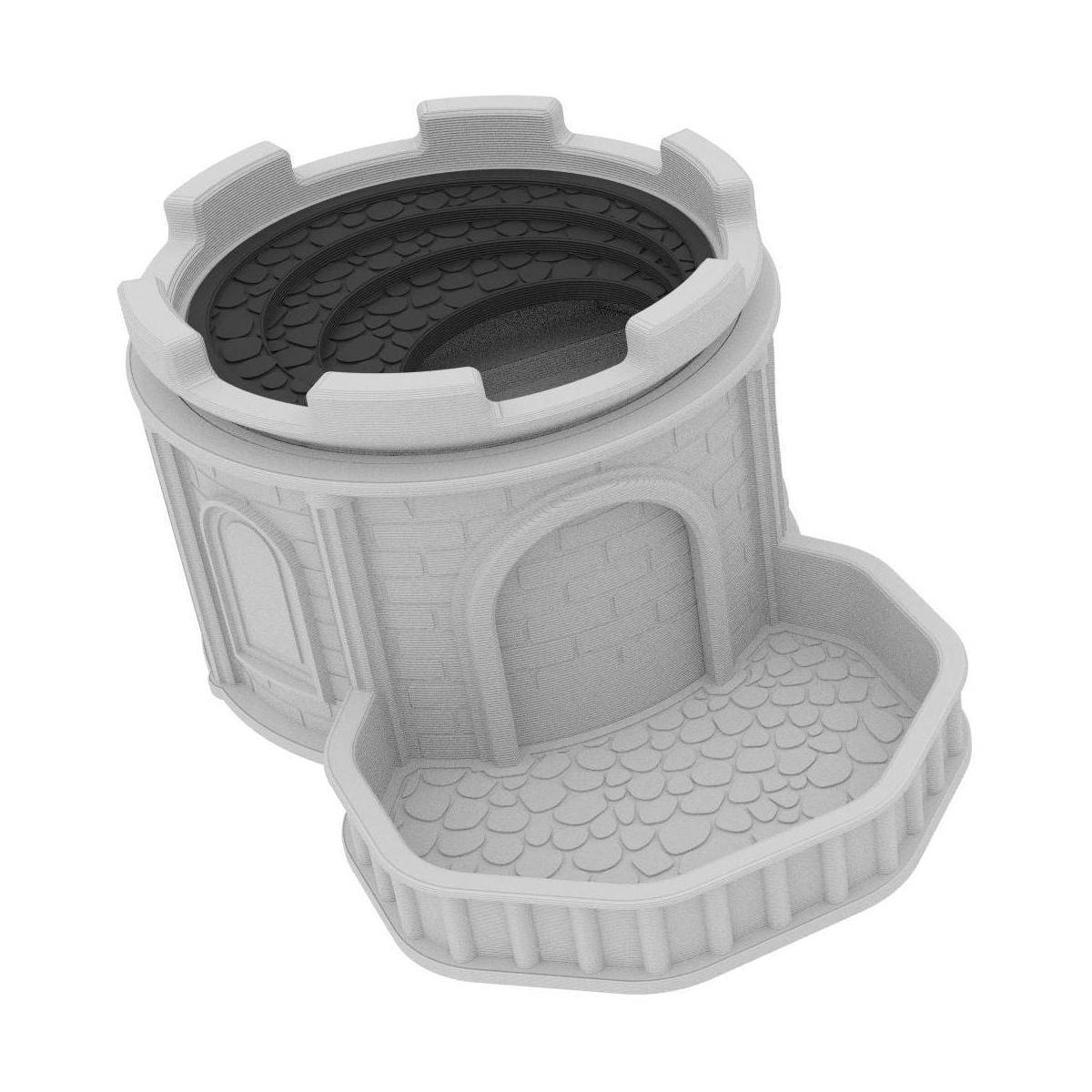 Feldherr Dice Tower: Castle of Mystery, grau