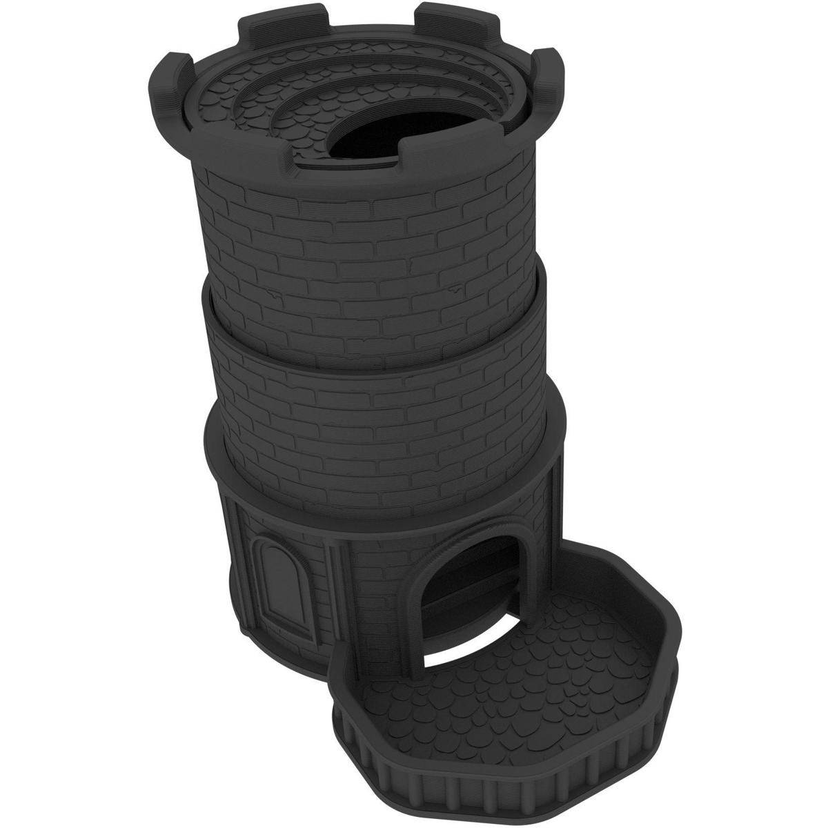 Feldherr Dice Tower: Castle of Mystery, schwarz