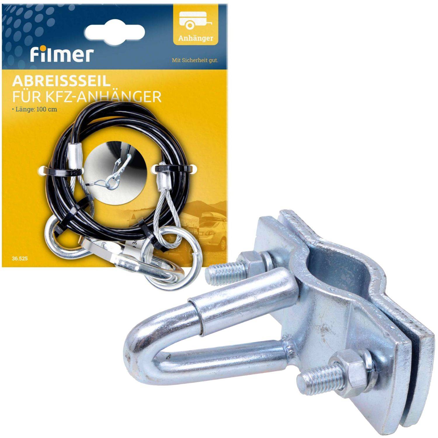 Abreißseilhalter + Abreißseil 100cm