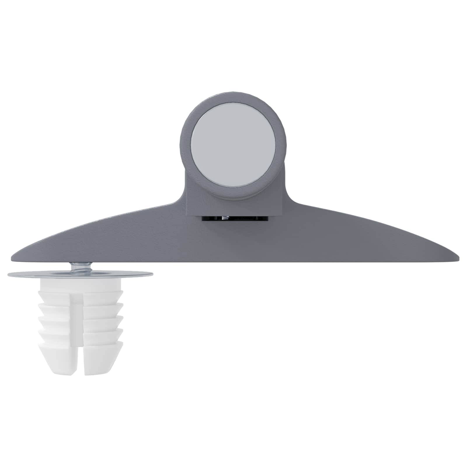 vidaXL Sanftschließer 1161 pcs Grau 125 x 47 x 15 mm PP