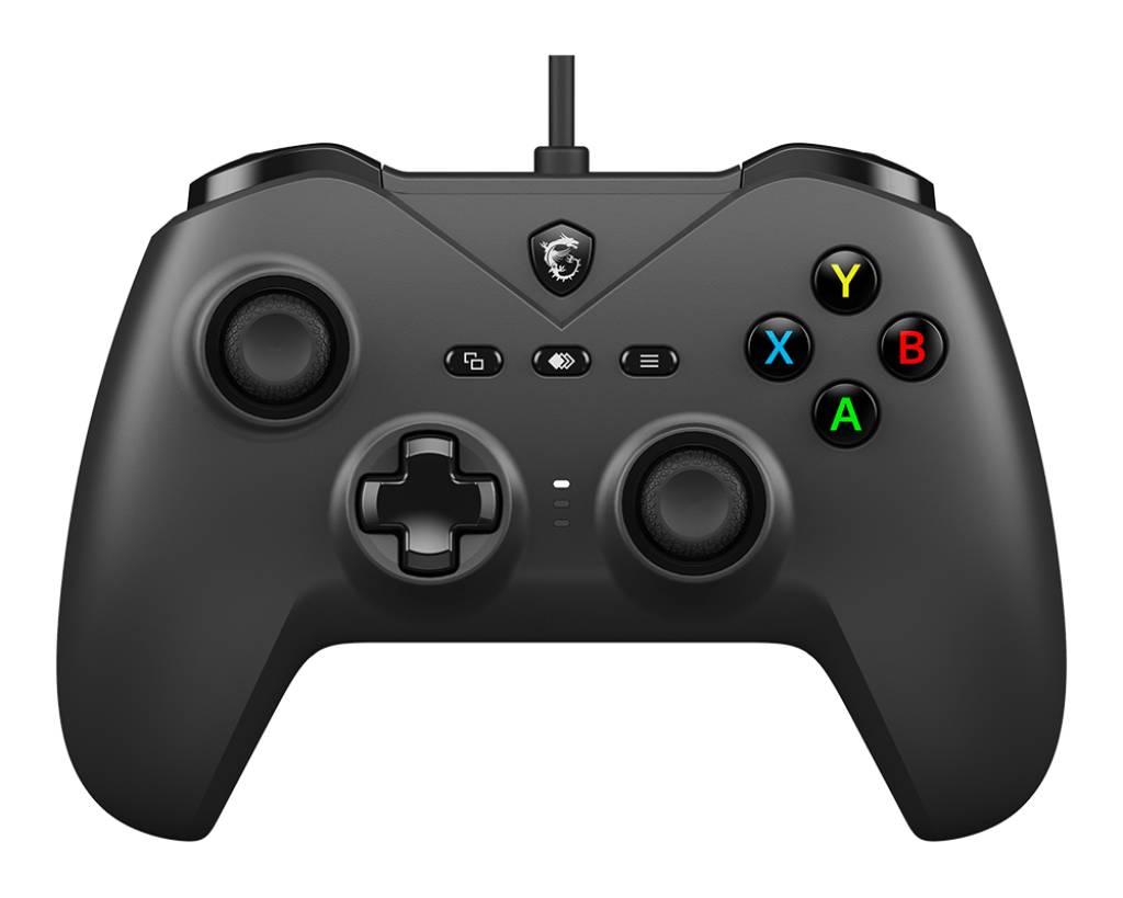 MSI FORCE GC200, Gamepad, Android, PC, Schaltfläche Zurück, D-Pad, Makro-Taste, Power-Taste, Schaltfläche Start, Turbo-Taste, Analog / Digital, Kab