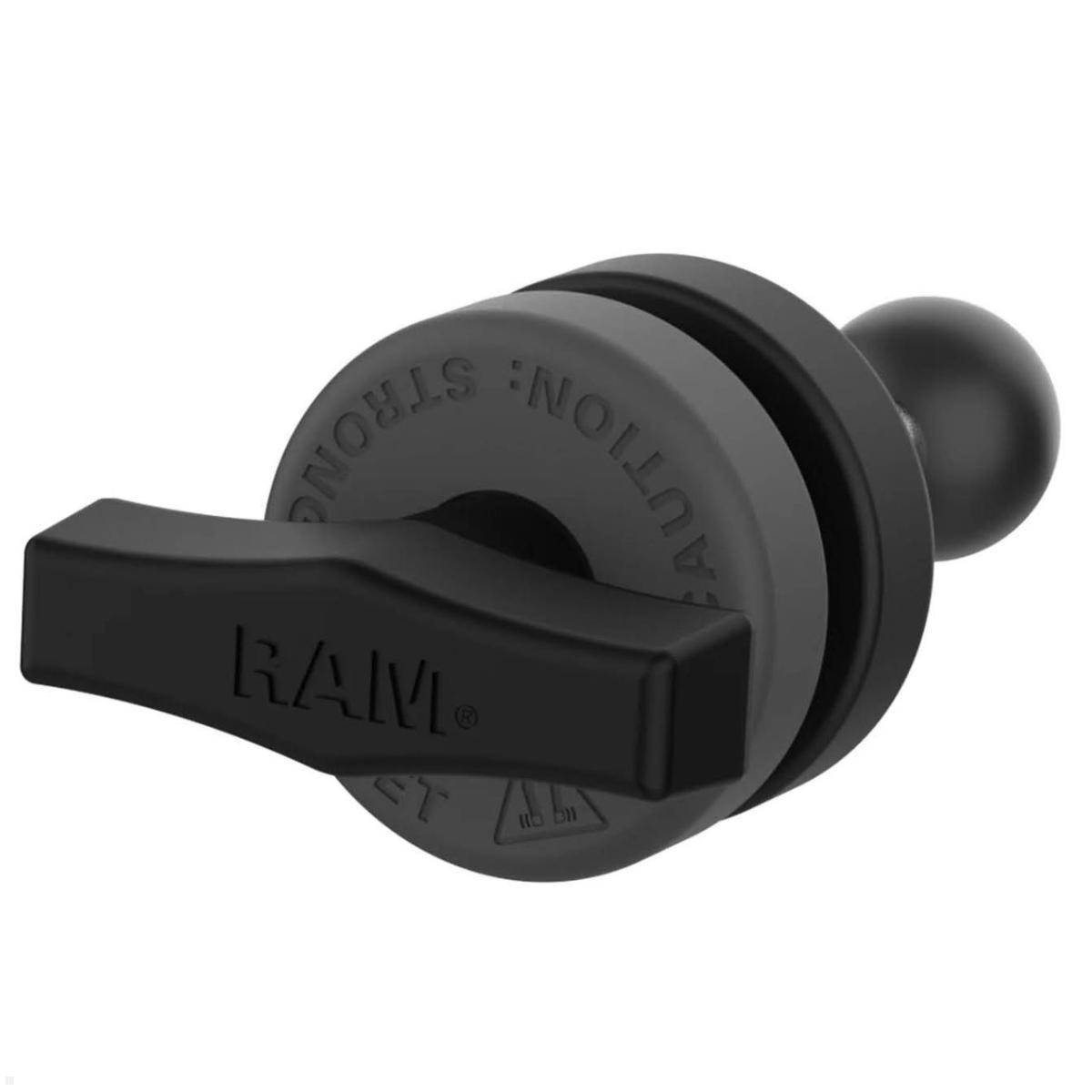 RAM Mounts Tough-Mag Basis für Kleingeräte an Scheiben magnetisch B-Kugel (RAM-B...