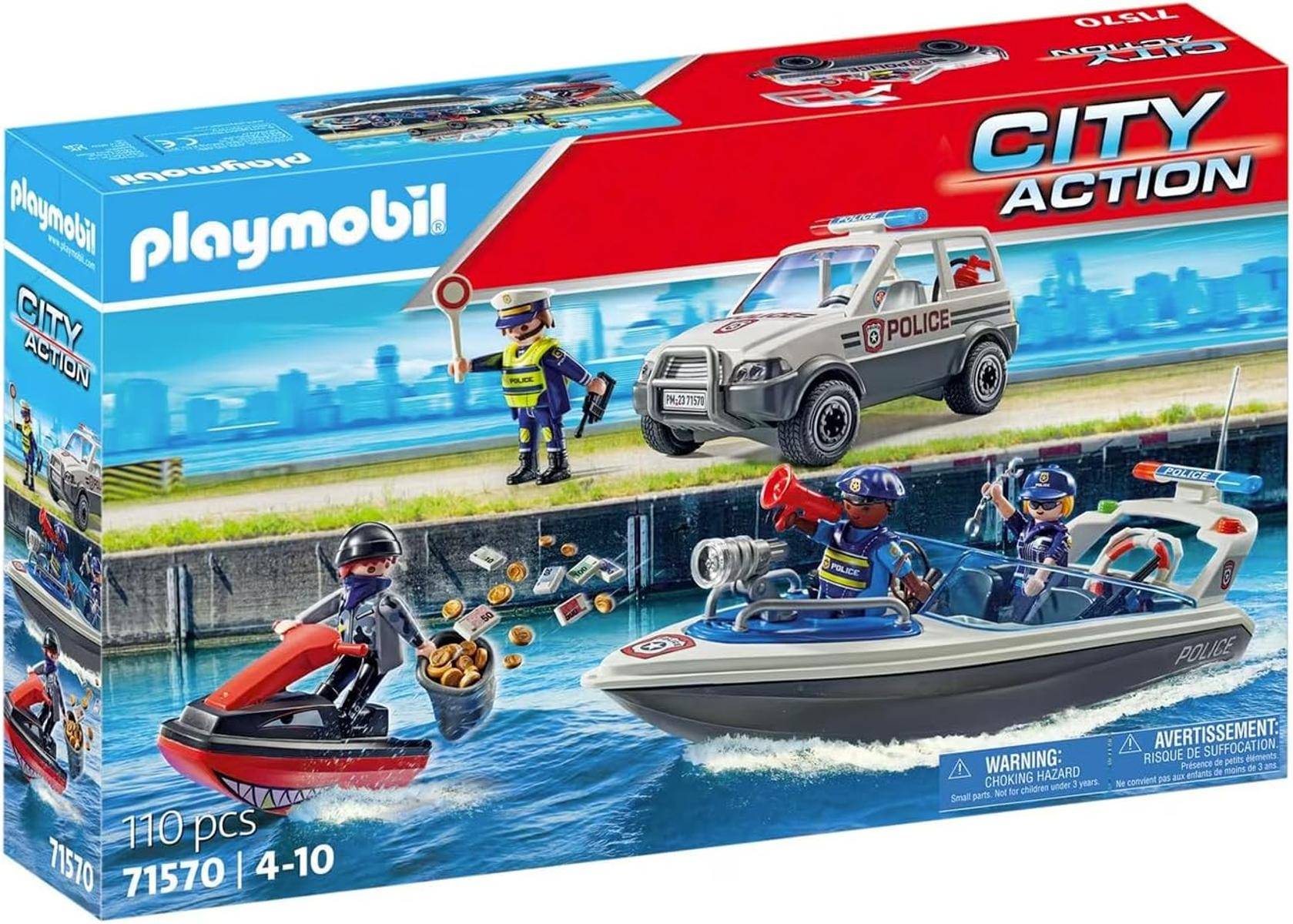 PLAYMOBIL 71570 Polizeijagd im Wasser 4+