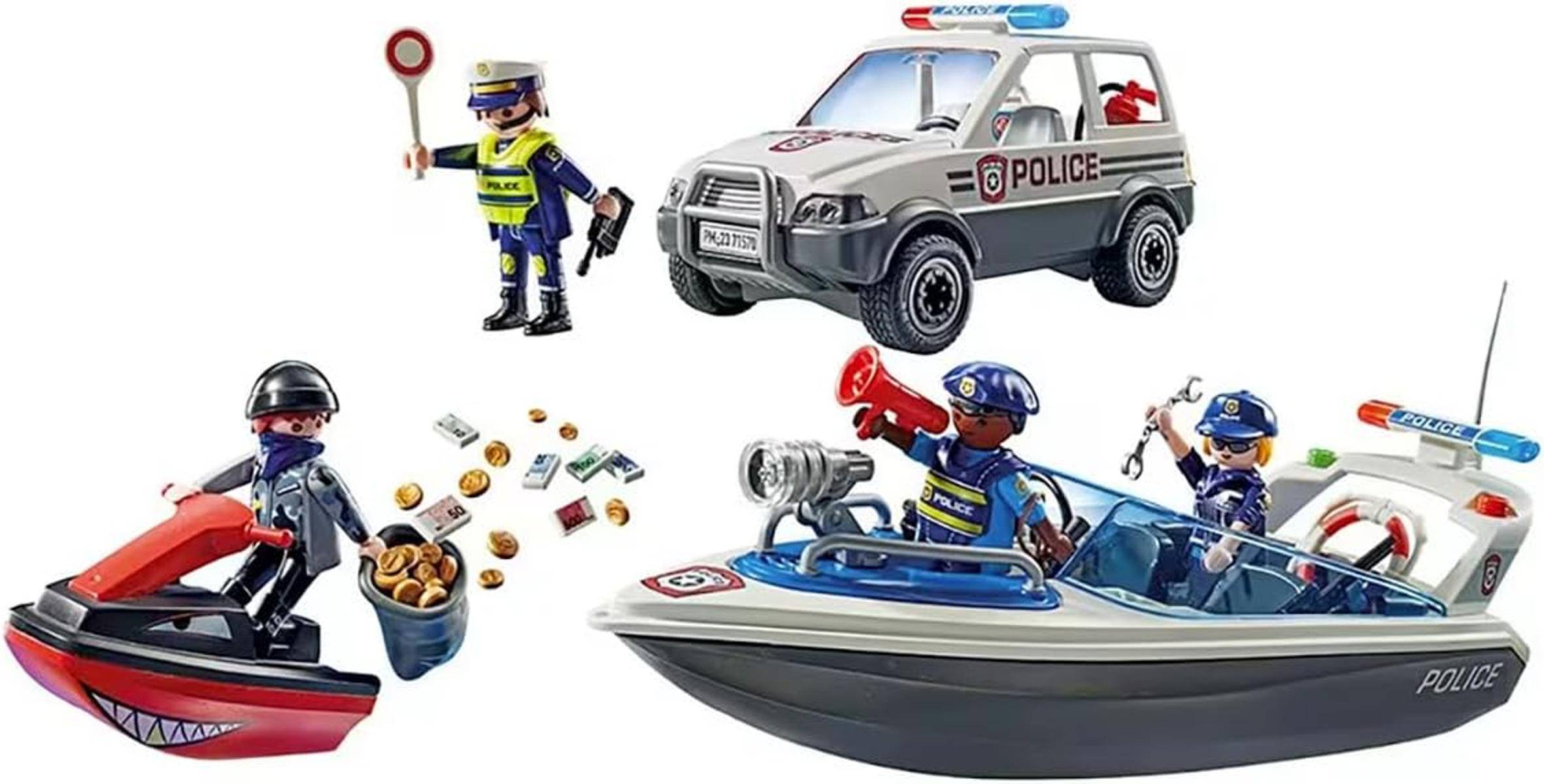 PLAYMOBIL 71570 Polizeijagd im Wasser 4+