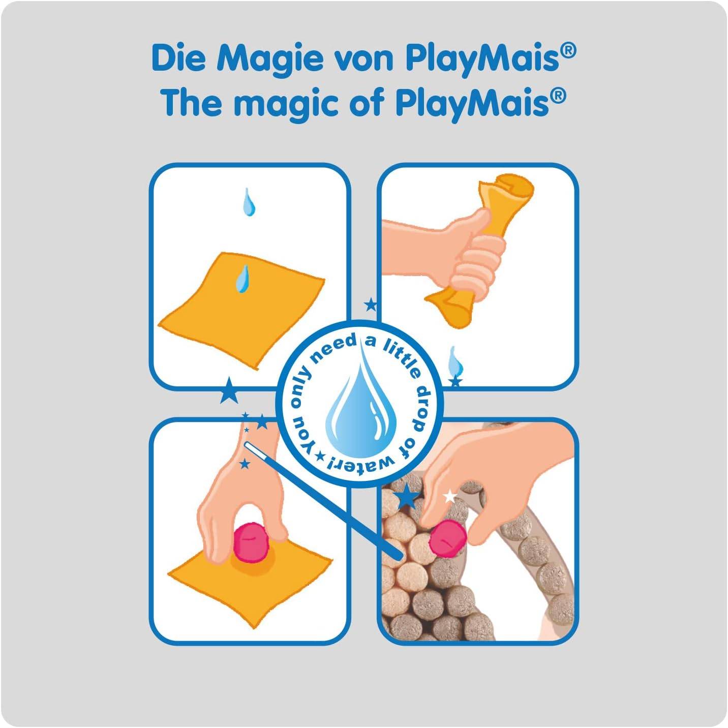 Playmais Mosaic Little Bug Kreativ-Set 3+ 2.300 Stück & 6 Mosaik Klebebilder