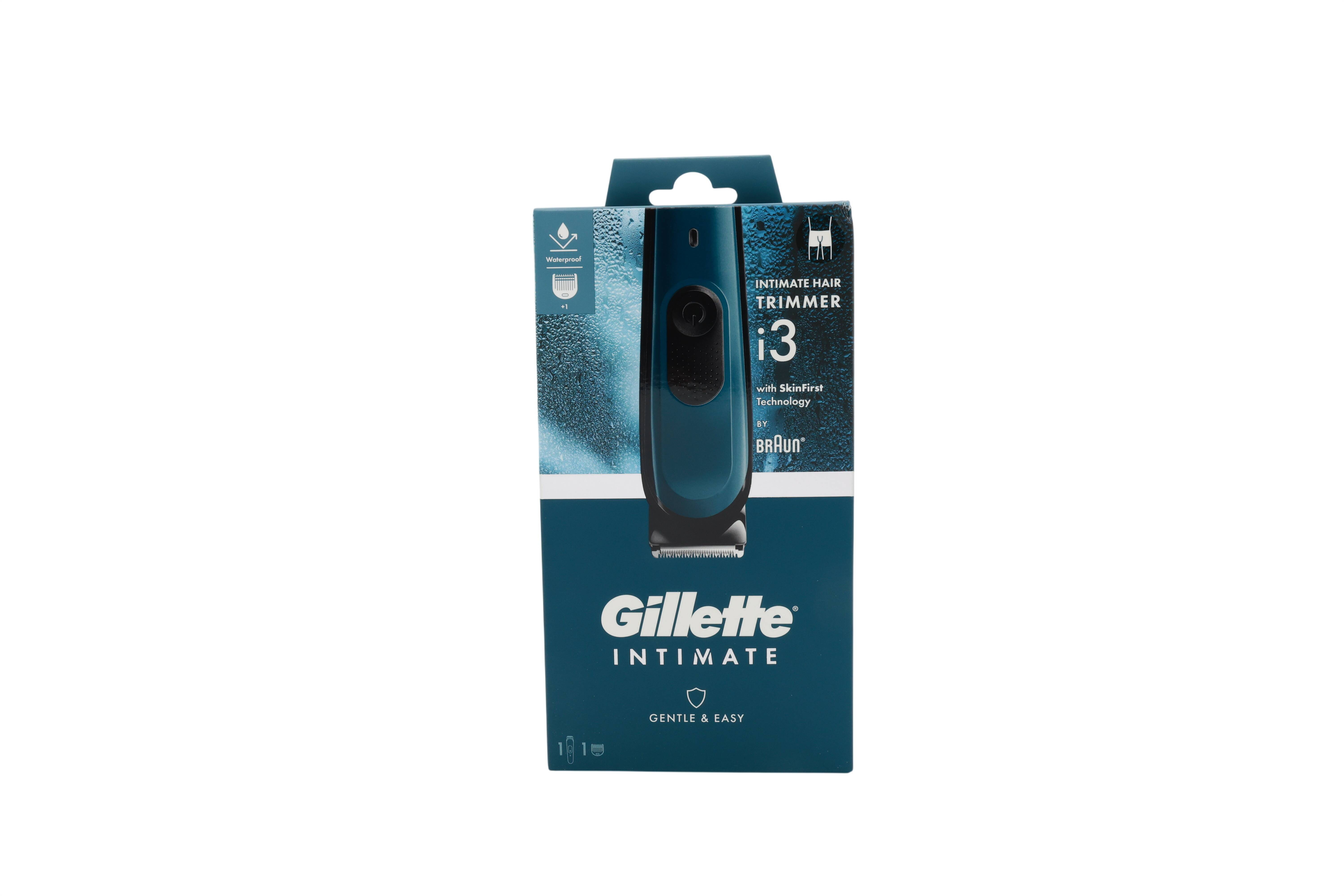 Gillette Intimate i3 elektrischer Körperrasierer kabellos für Nass- und Trockena
