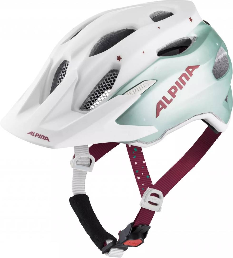 ALPINA Carapax JR. Flash Beleuchteter Leichter LED Fahrradhelm für Kinder