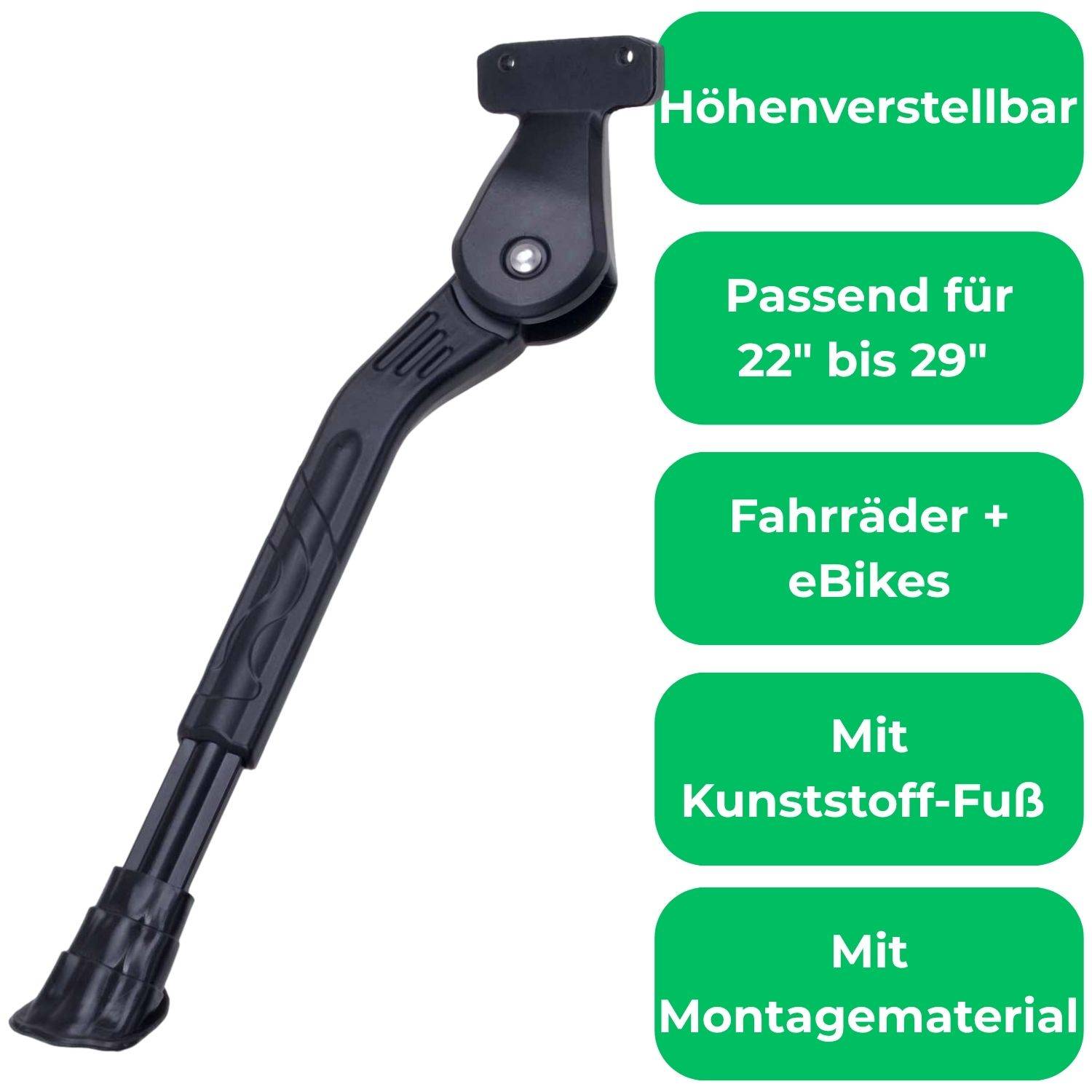 Hinterbau-Ständer Lochabstand 40mm für Fahrrad 22" bis 29"