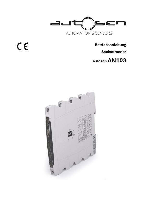 Speisetrenner - AN103 - autosen