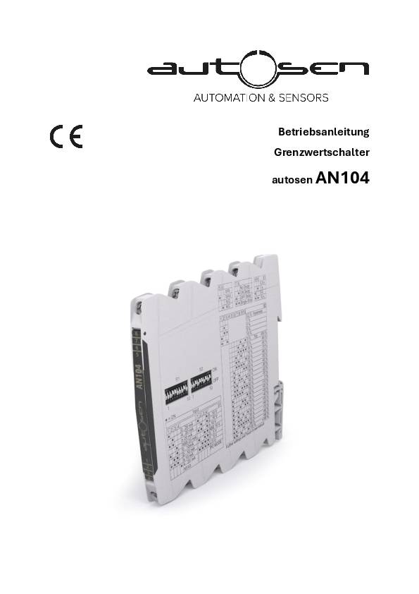 Normsignal-Grenzwertschalter - AN104 - autosen
