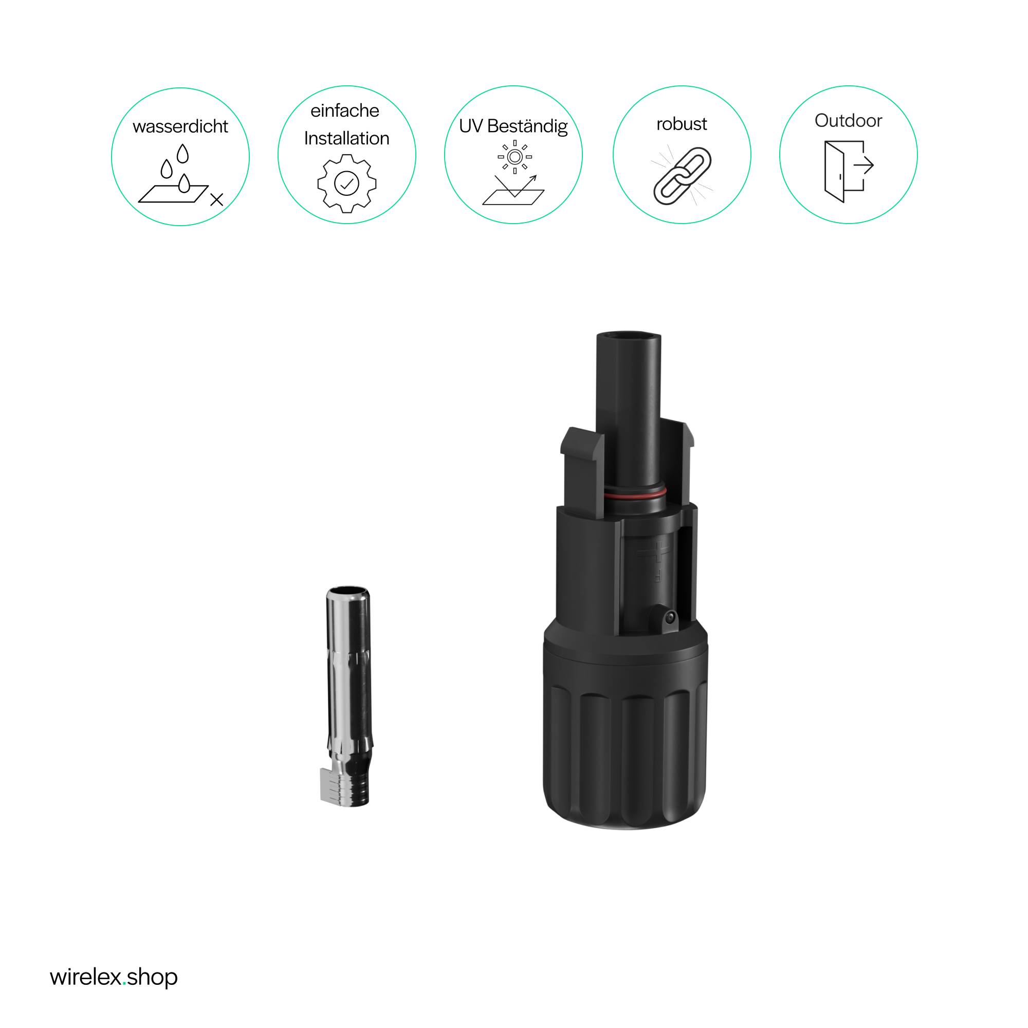 MC4 Buchse 2.5-6mm², IP67, 1500V