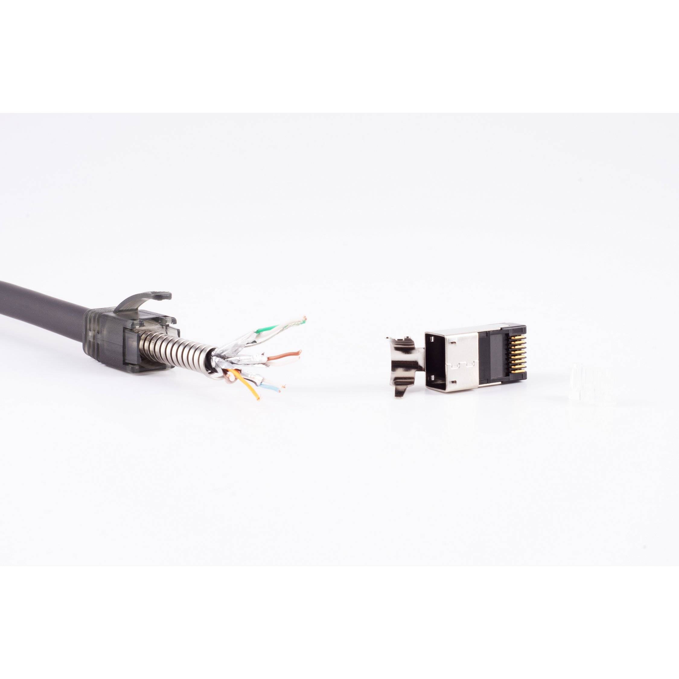 Flexline® RJ45 Modularstecker, Interlock, 50u gp