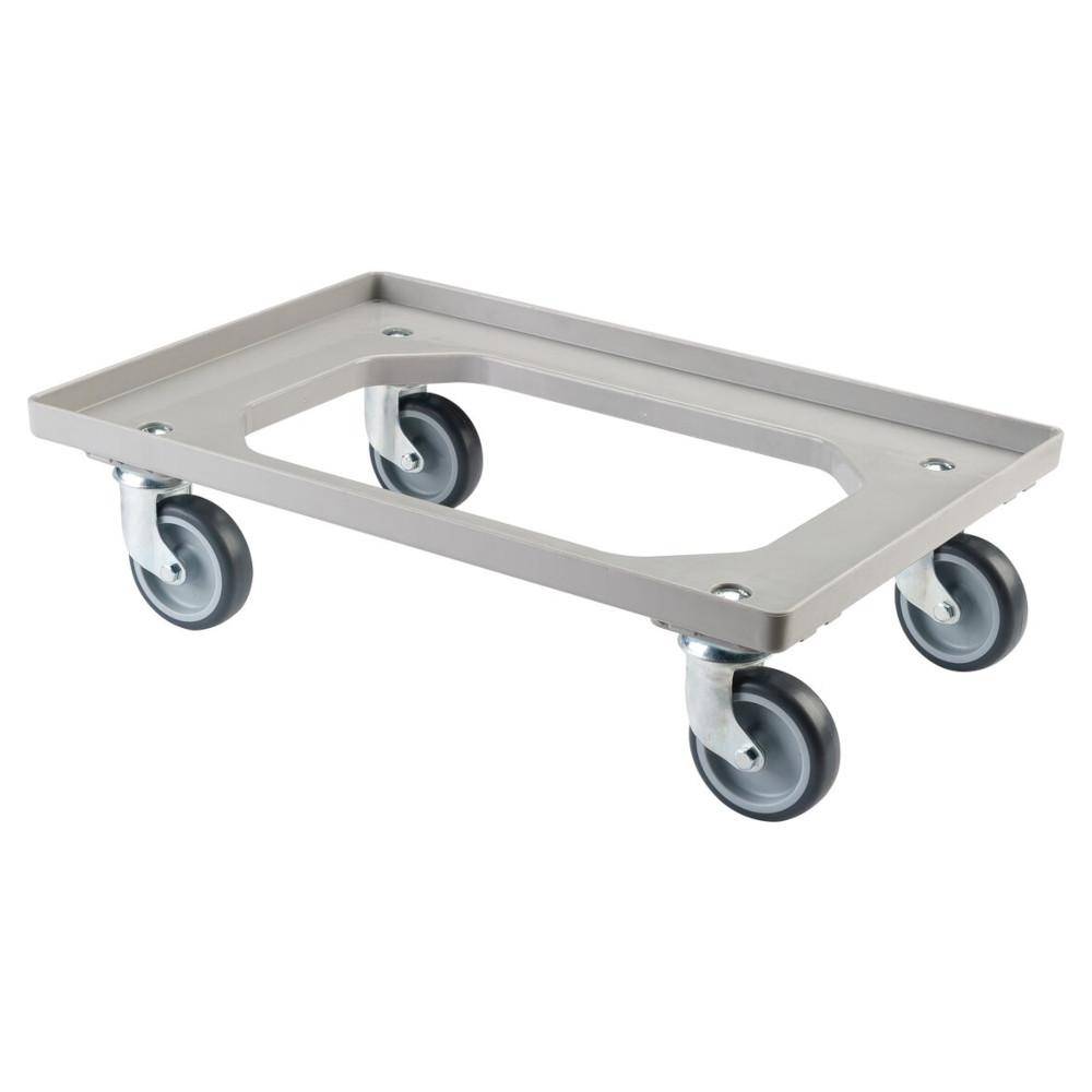 Transportroller - Thermoplast-Räder - Rad-Ø 100 mm - Bauhöhe 170 mm - Tragkraft 250 kg - Farbe grau - Preis per Stück