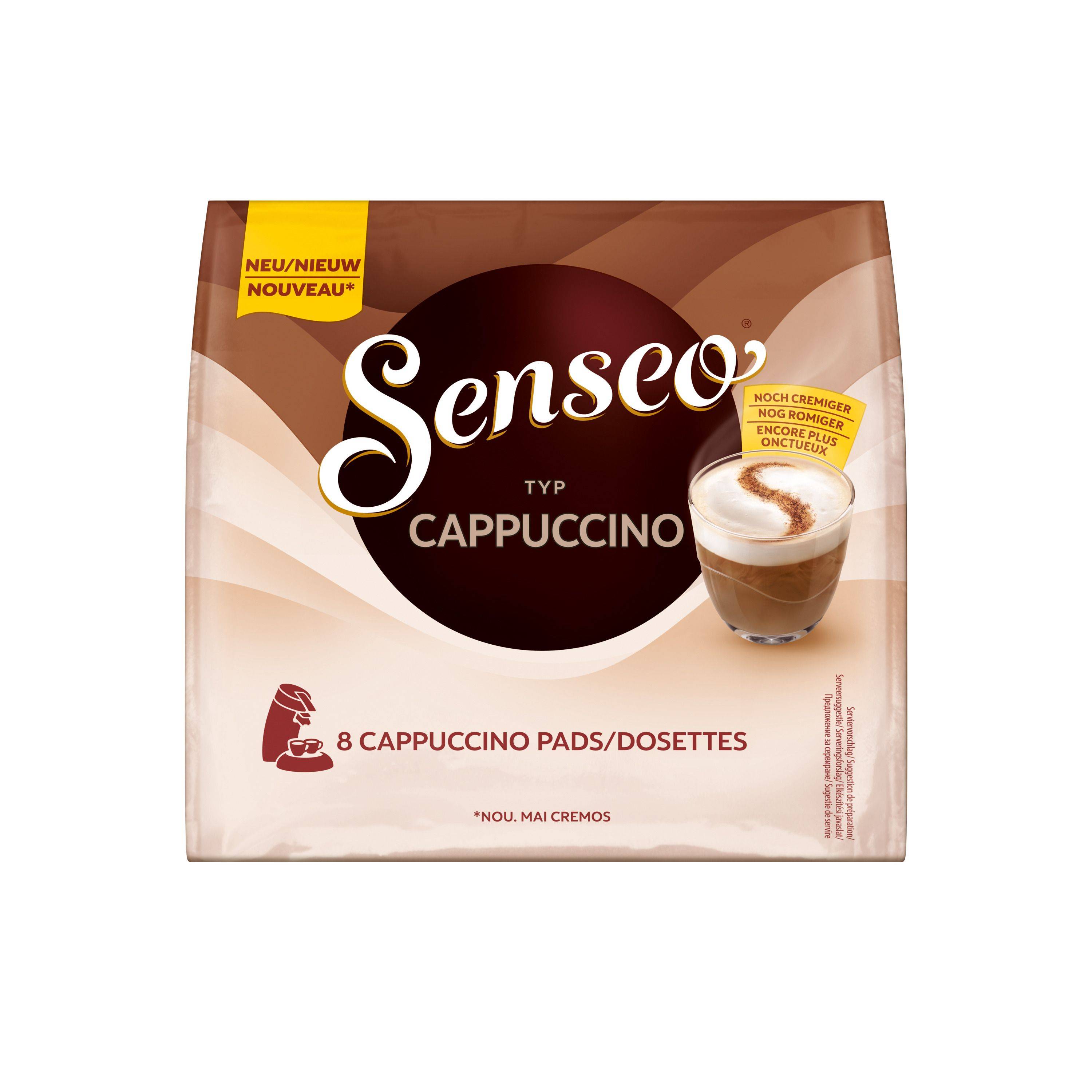 Senseo® 4061918 Cappuccino Creme - 8 Kaffeepads