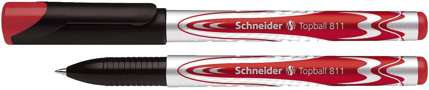 10x Schneider SN8112 Tintenroller Topball 811 0,5 mm rot
