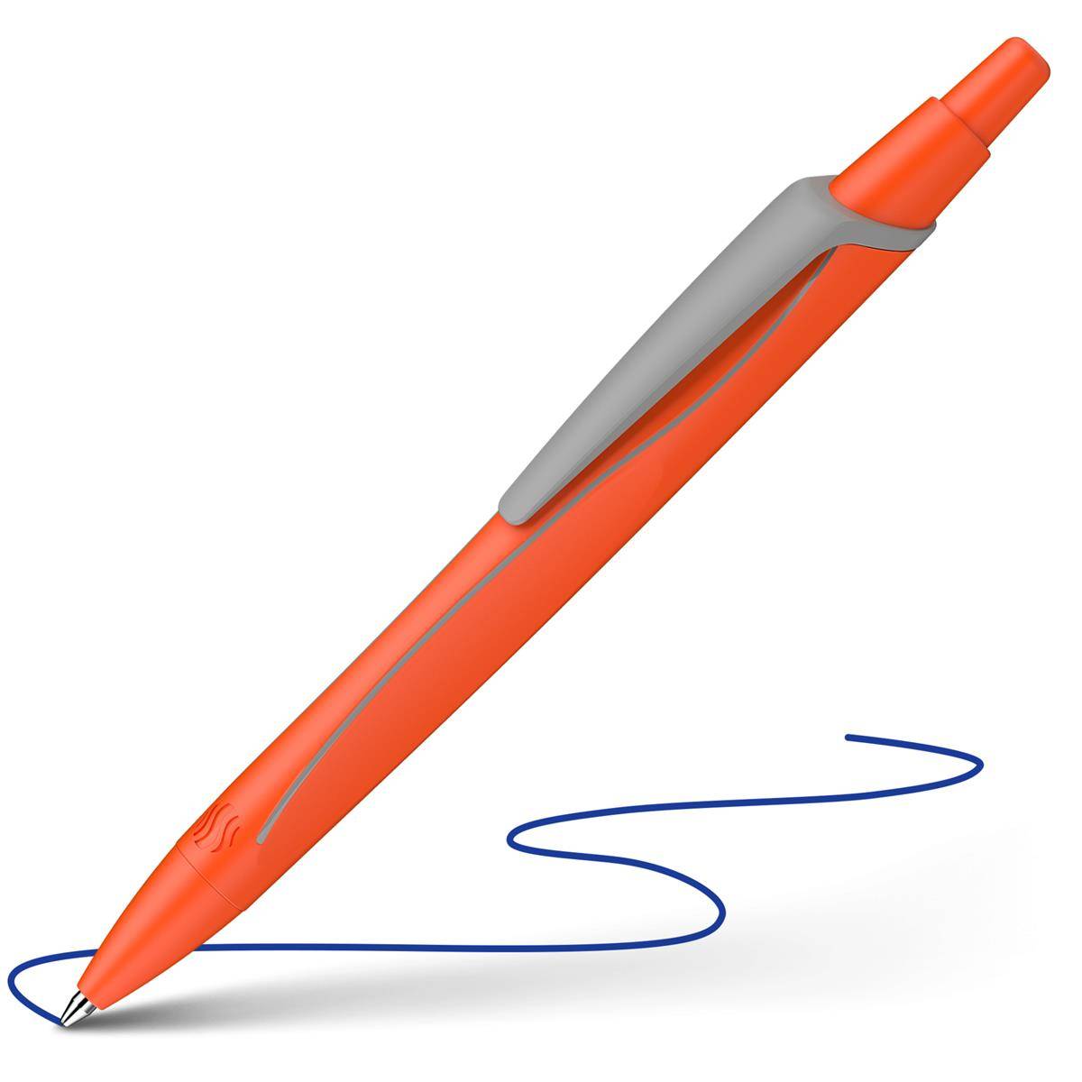 Schneider 131926 Schneider Kugelschreiber Reco orange Schreibfarbe blau, 1 St.