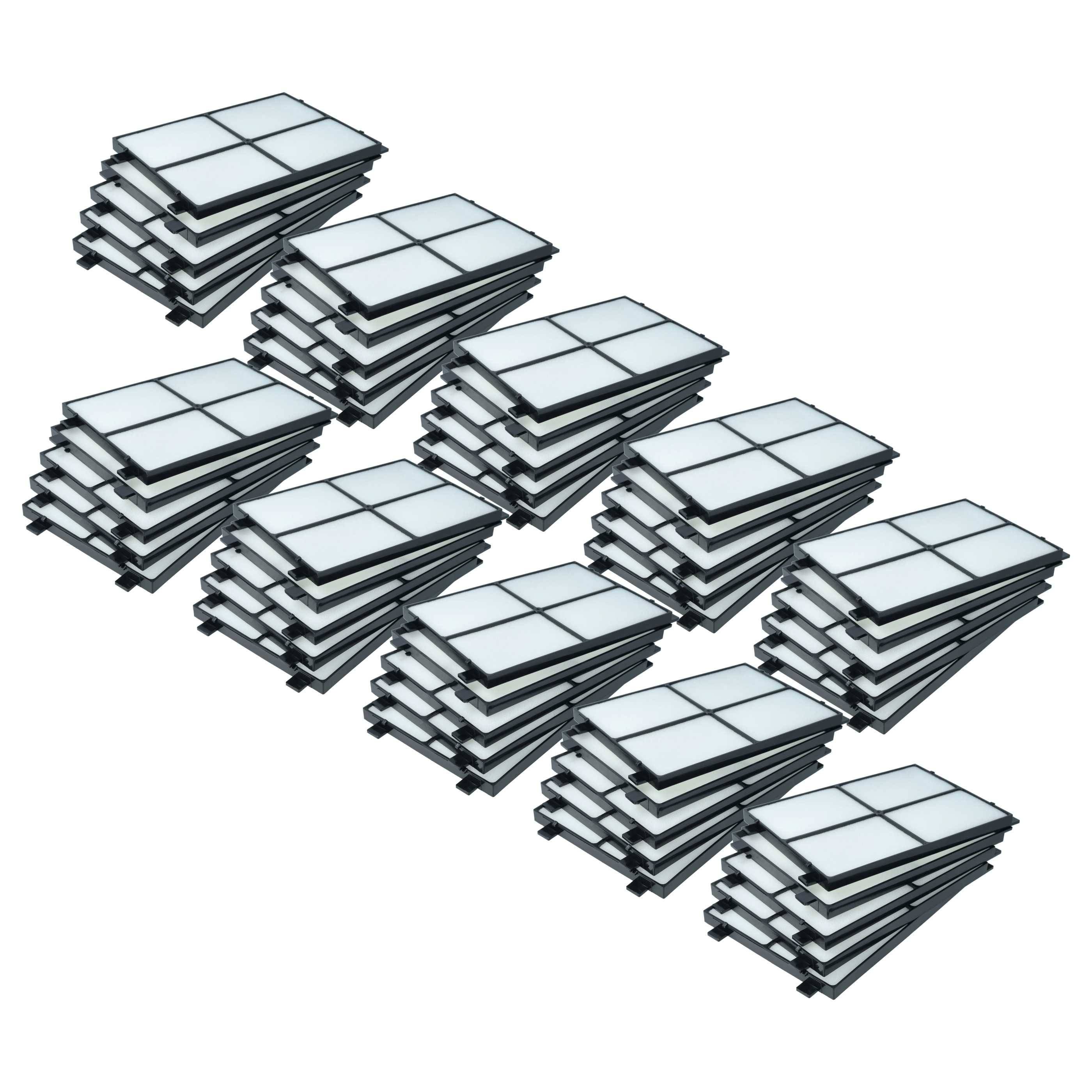 vhbw 50x Luftfilter ISO Coarse 45% kompatibel mit Zehnder CLD Lüfter | Ventilator, Lüftungsgerät (Grobstaubfilter)