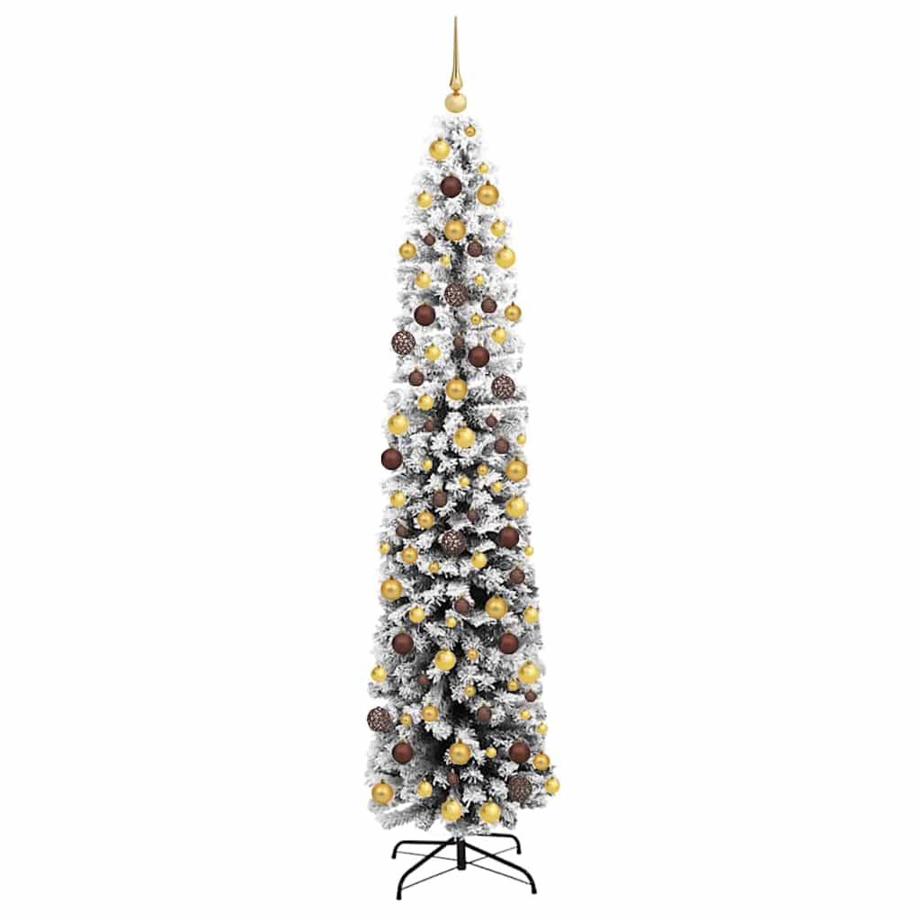 vidaXL Künstlicher Weihnachtsbaum mit 300 LEDs mit Ständer Grün 180 cm