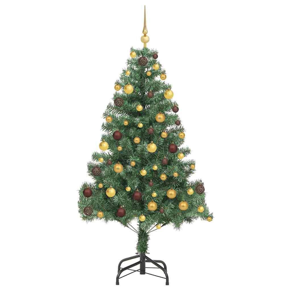 vidaXL Weihnachtsbaum Grün 180 cm PVC